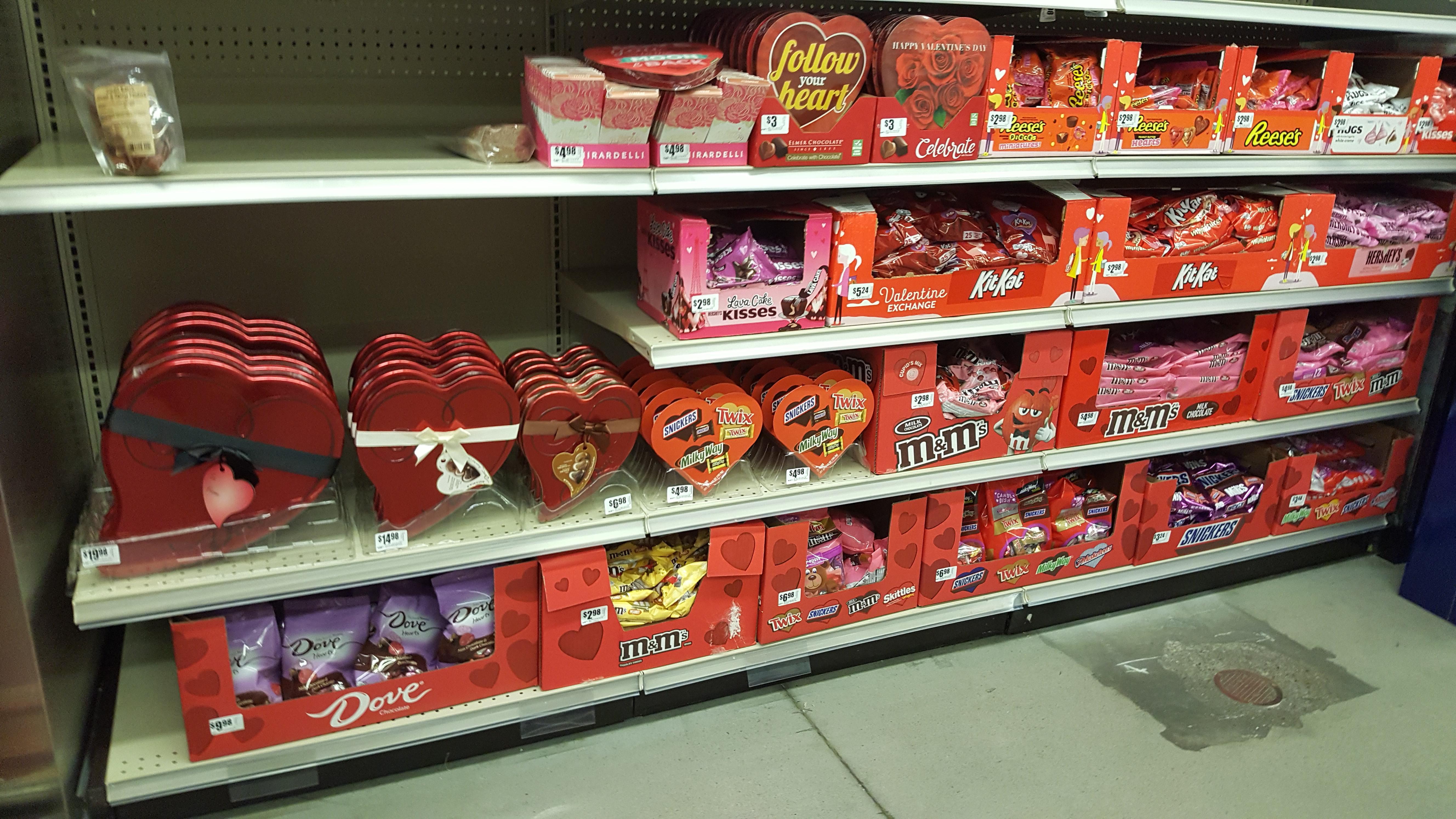 December 26, 2020 The Montrose HEB has Valentine's Day candy on the