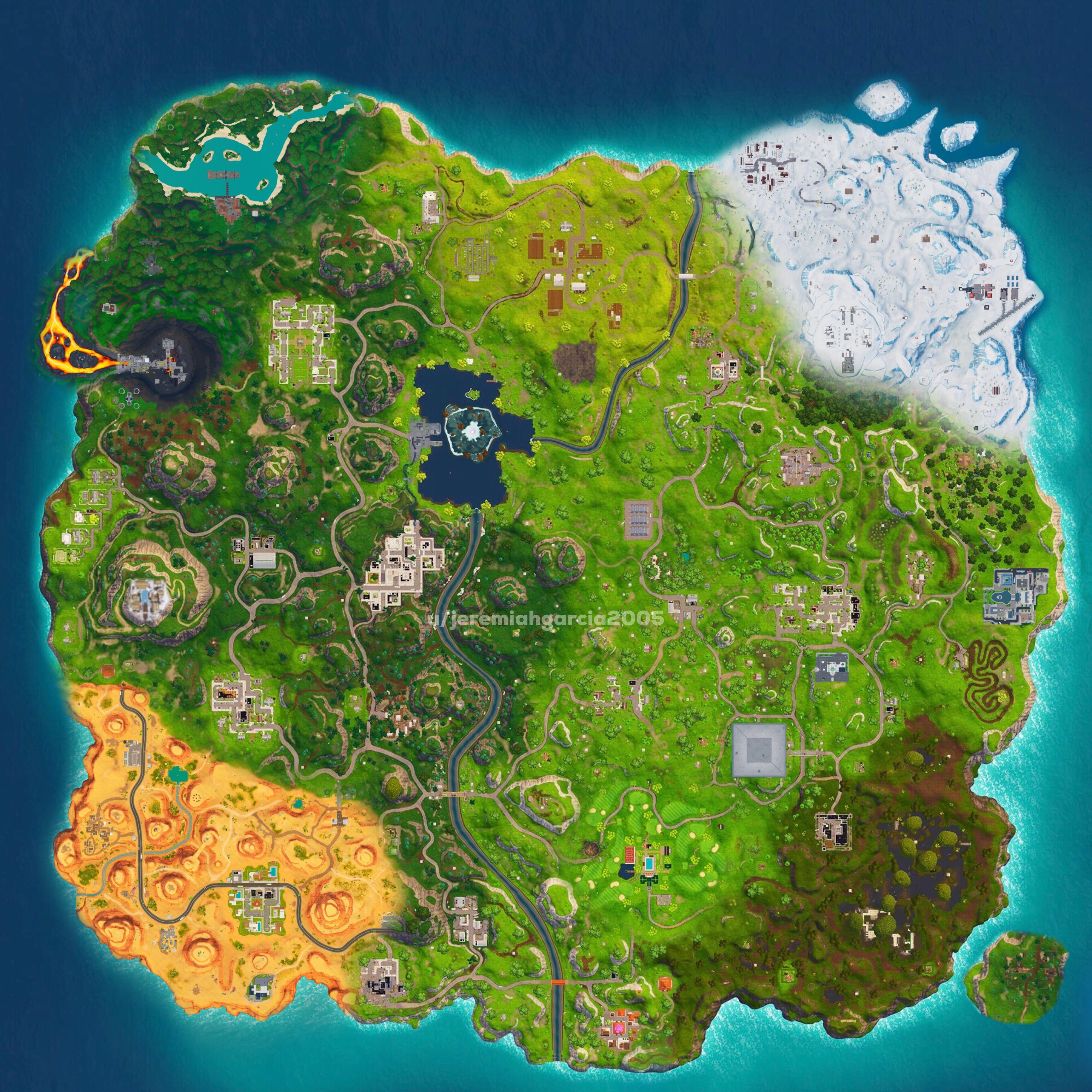 Fortnite Season 11 Map Picture Best Map Collection
