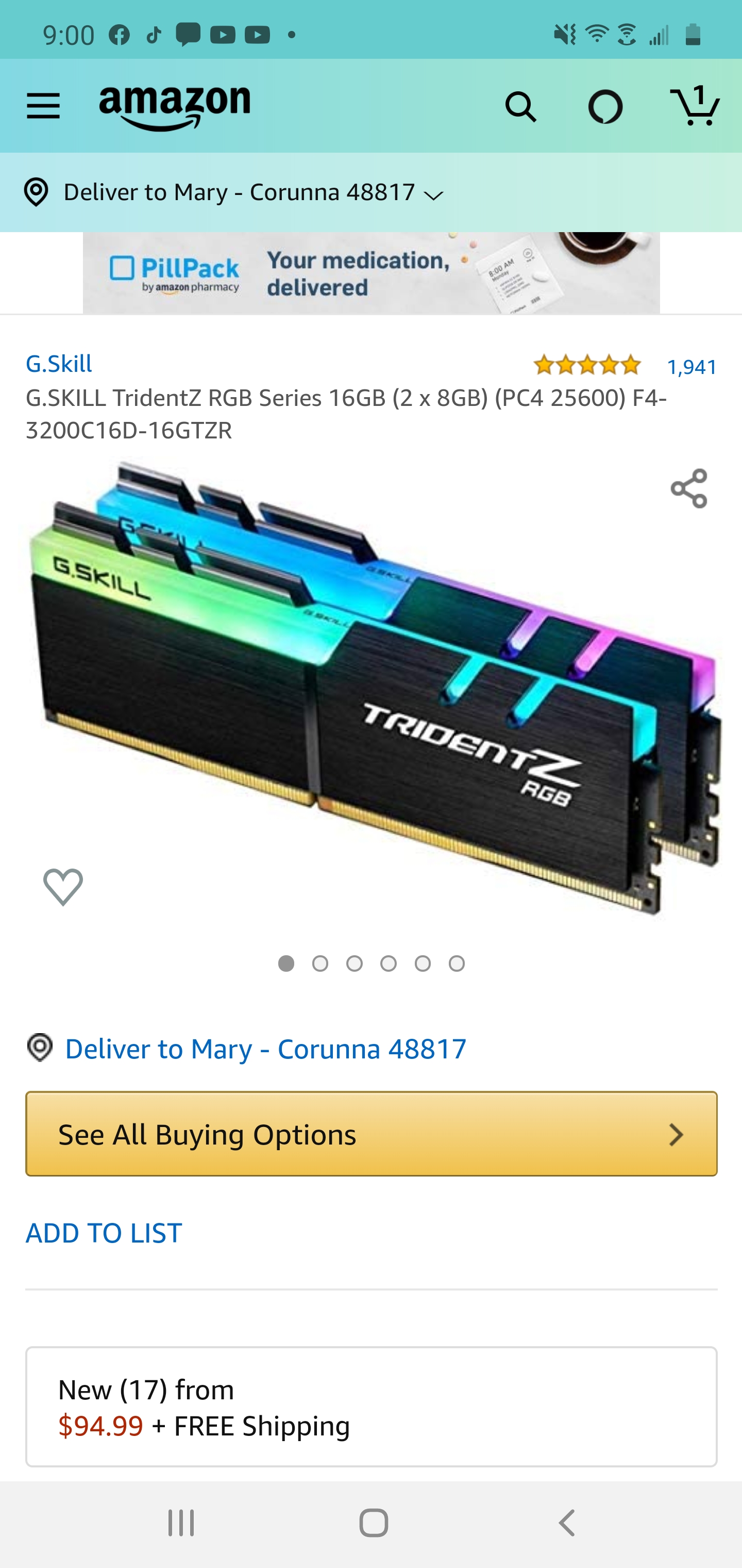 What motherboard will this ram work at 3200 speeds for a ryzen 3600 ive