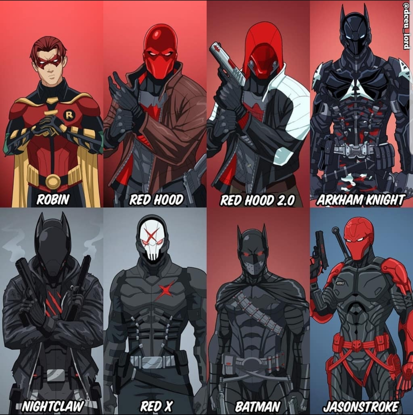 I don't know if Redx is officially a character in DC comics. But I am