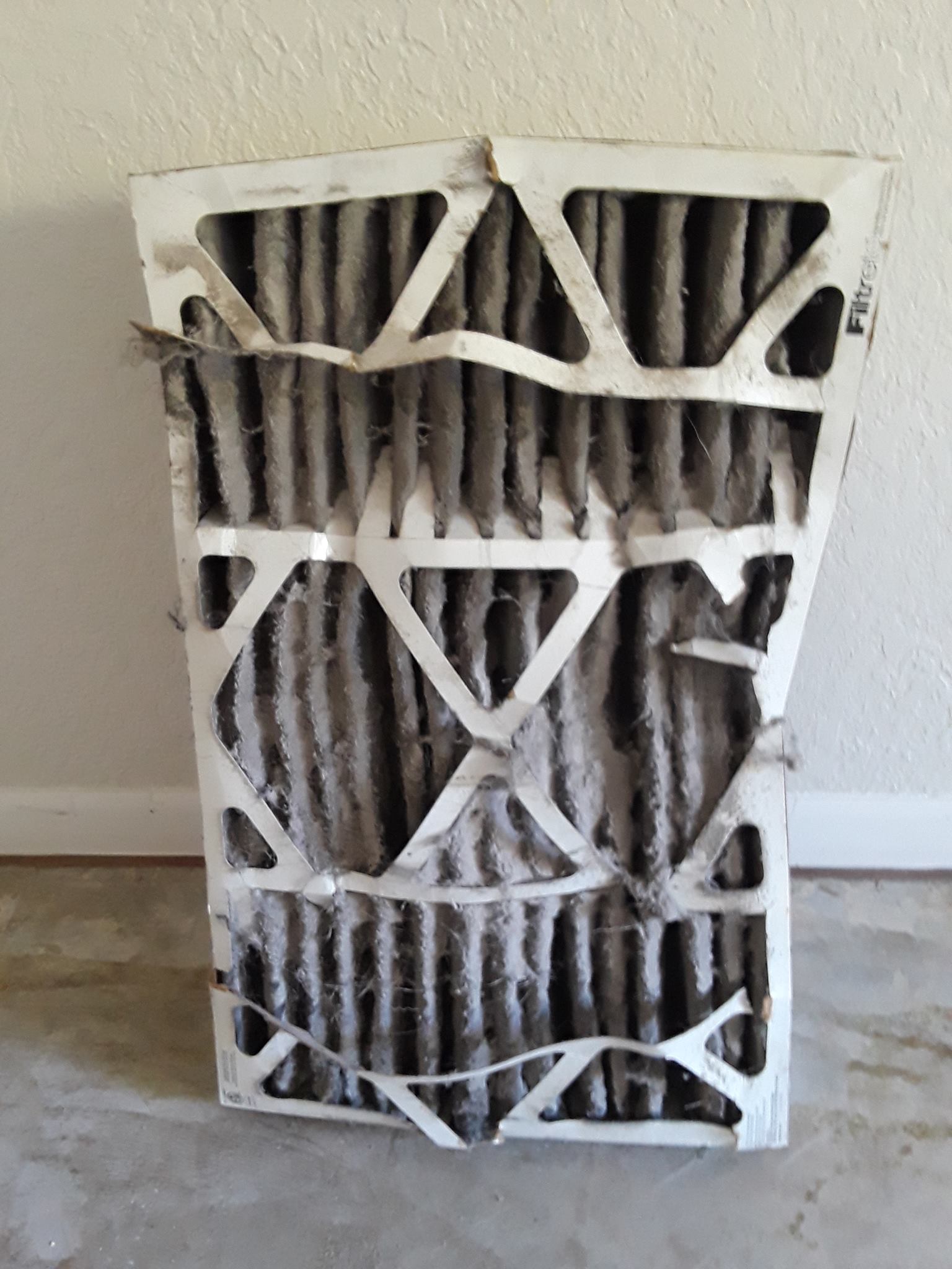 My new condo's AC has a 4" filter that's good for a a year. This one's