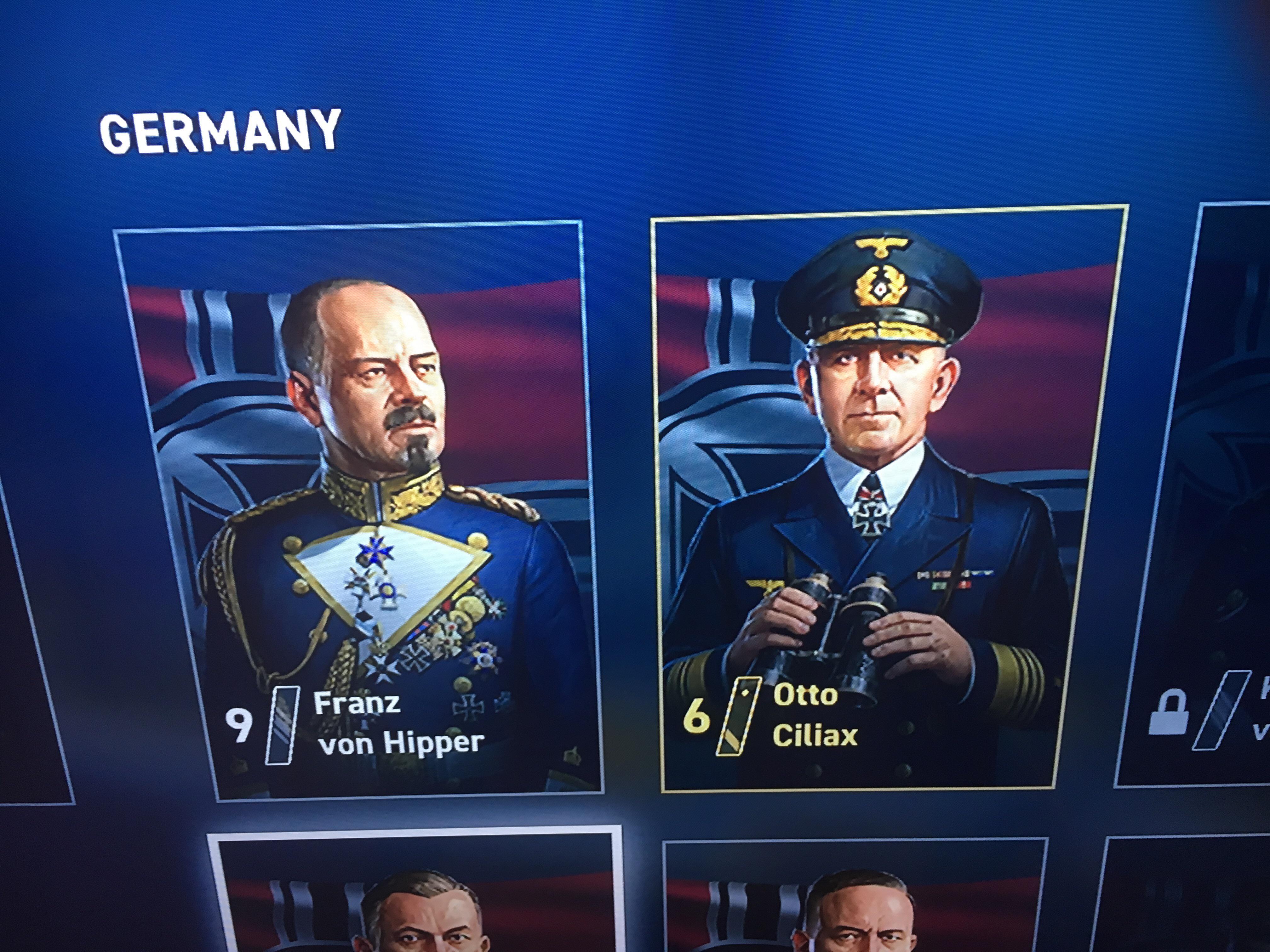 So which battleship commander is better for German battleships, Hipper