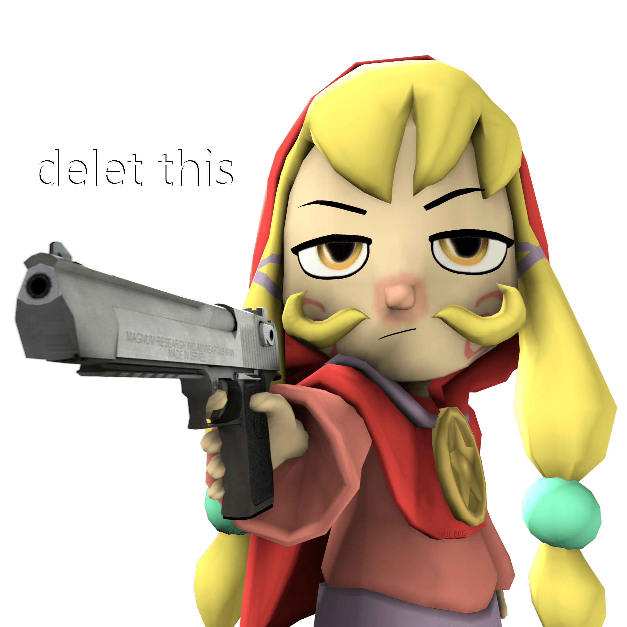 Mustache girl is the giorno of a hat in time AHatInTime