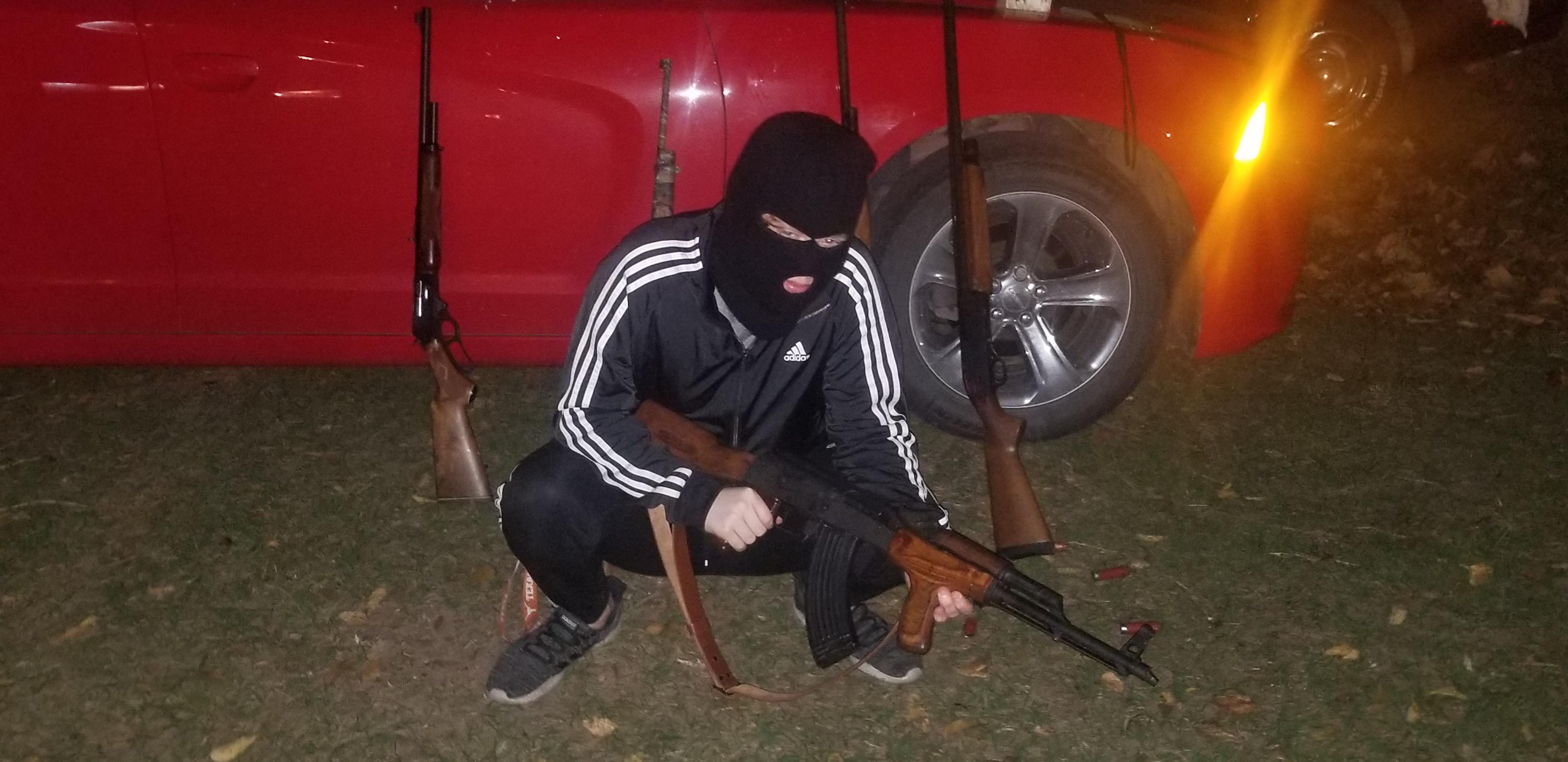 scream deal with Bible adidas tracksuit ak47 Trampling Impossible Lying