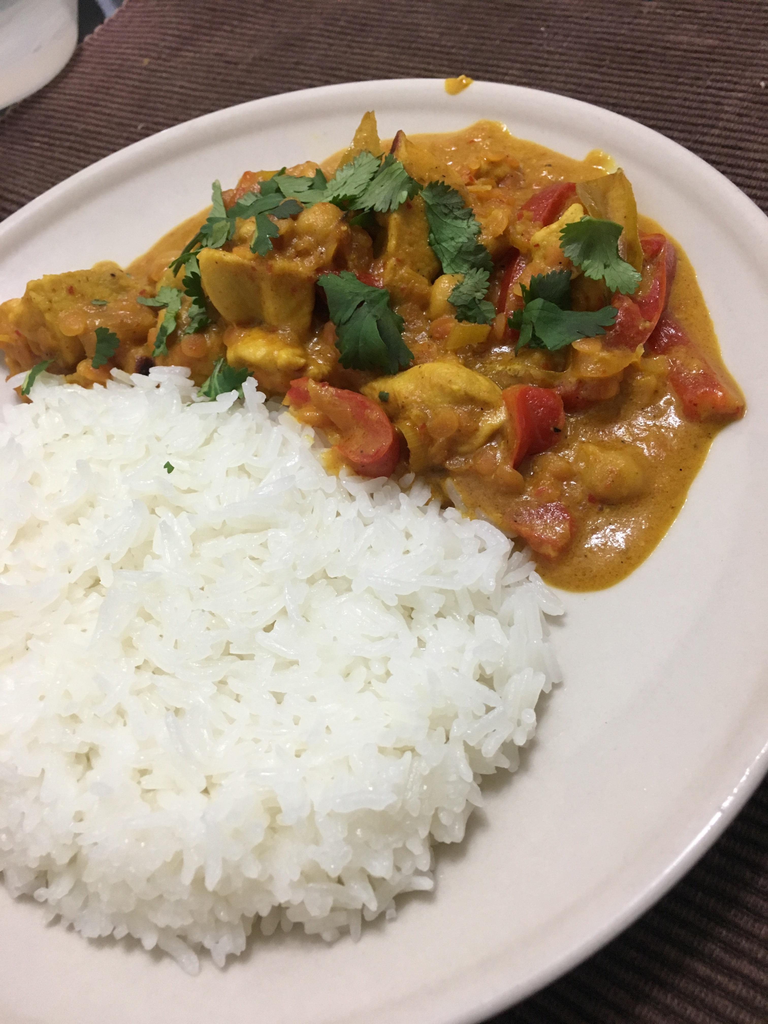 [homemade] chicken curry! r/food