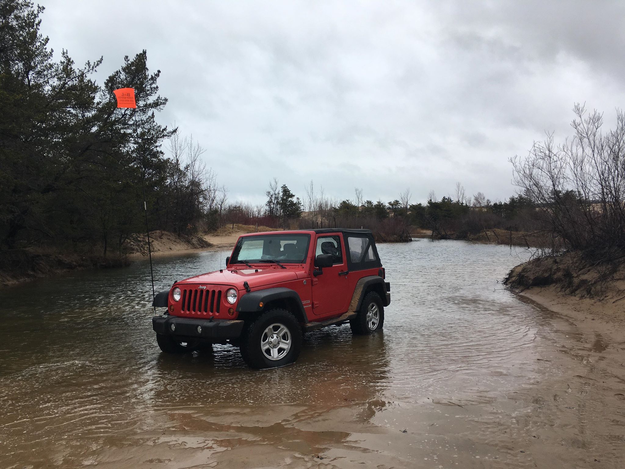 OK, one more pic from Silver Lake, MI this weekend. Happy Trails. r/Jeep
