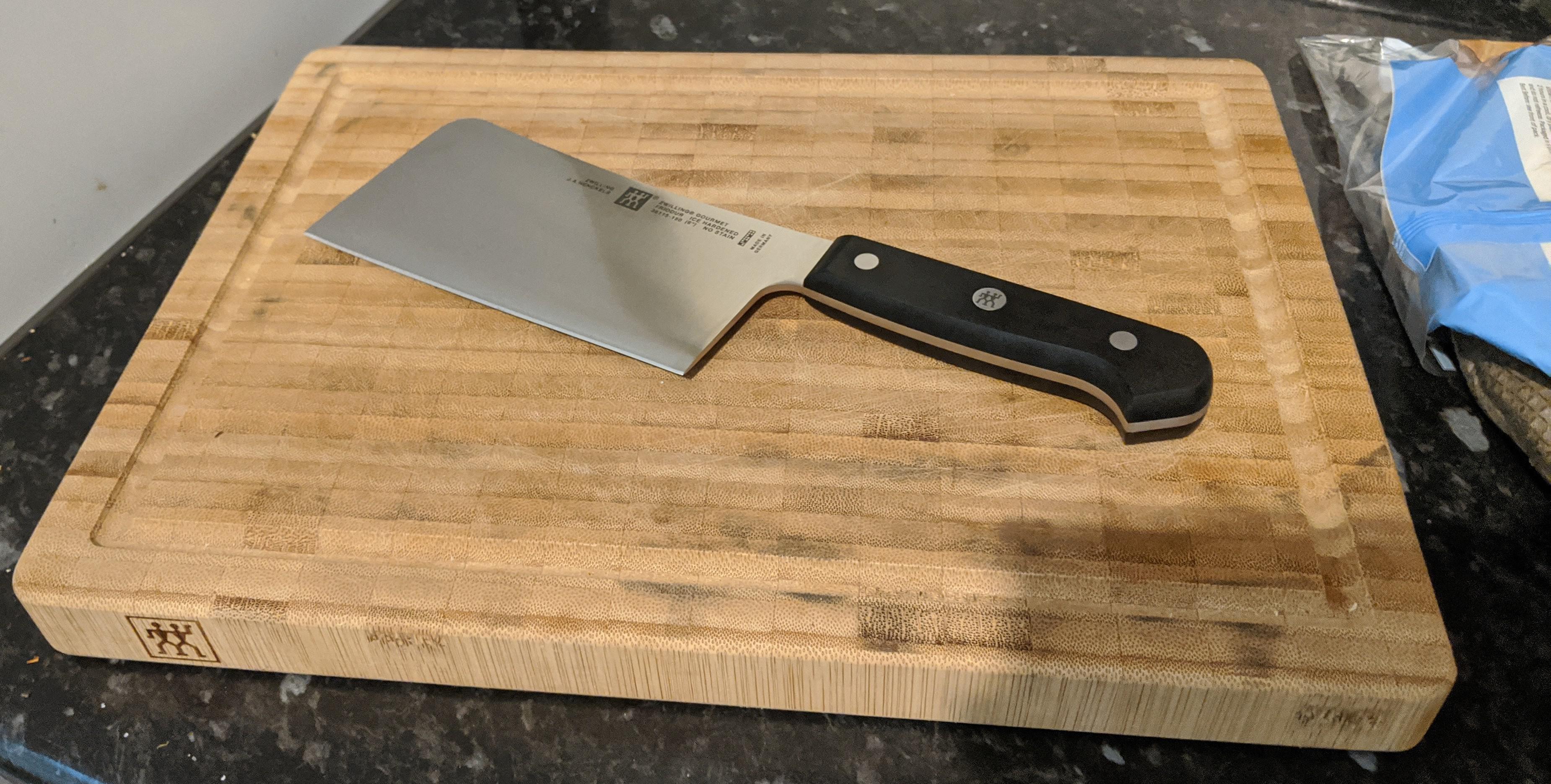 NKD Zwilling Cleaver. As a uni student, this is an exciting time! r