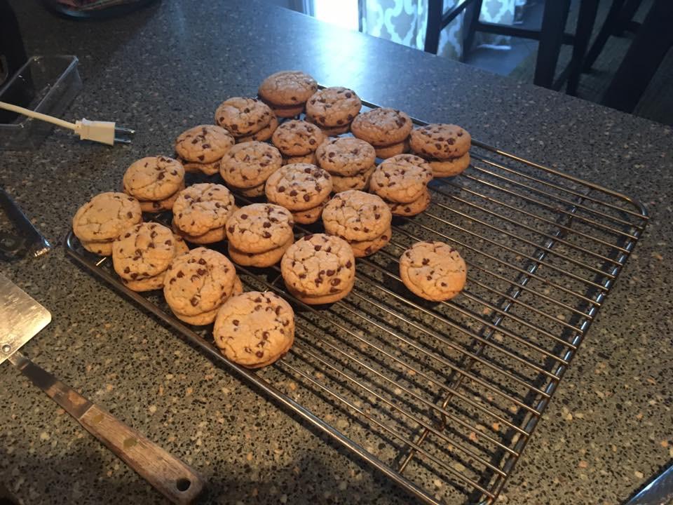 [homemade] Chocolate chip cookies food