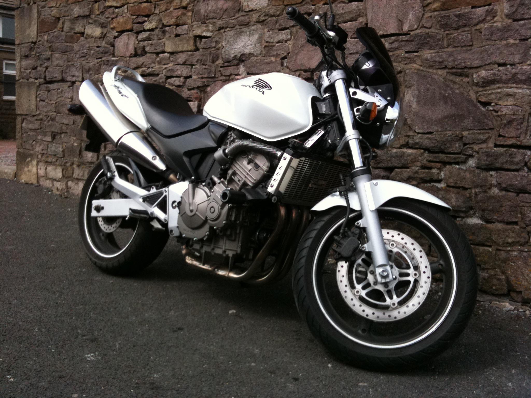 My 2004 Honda in white. Currently off the road waiting to be