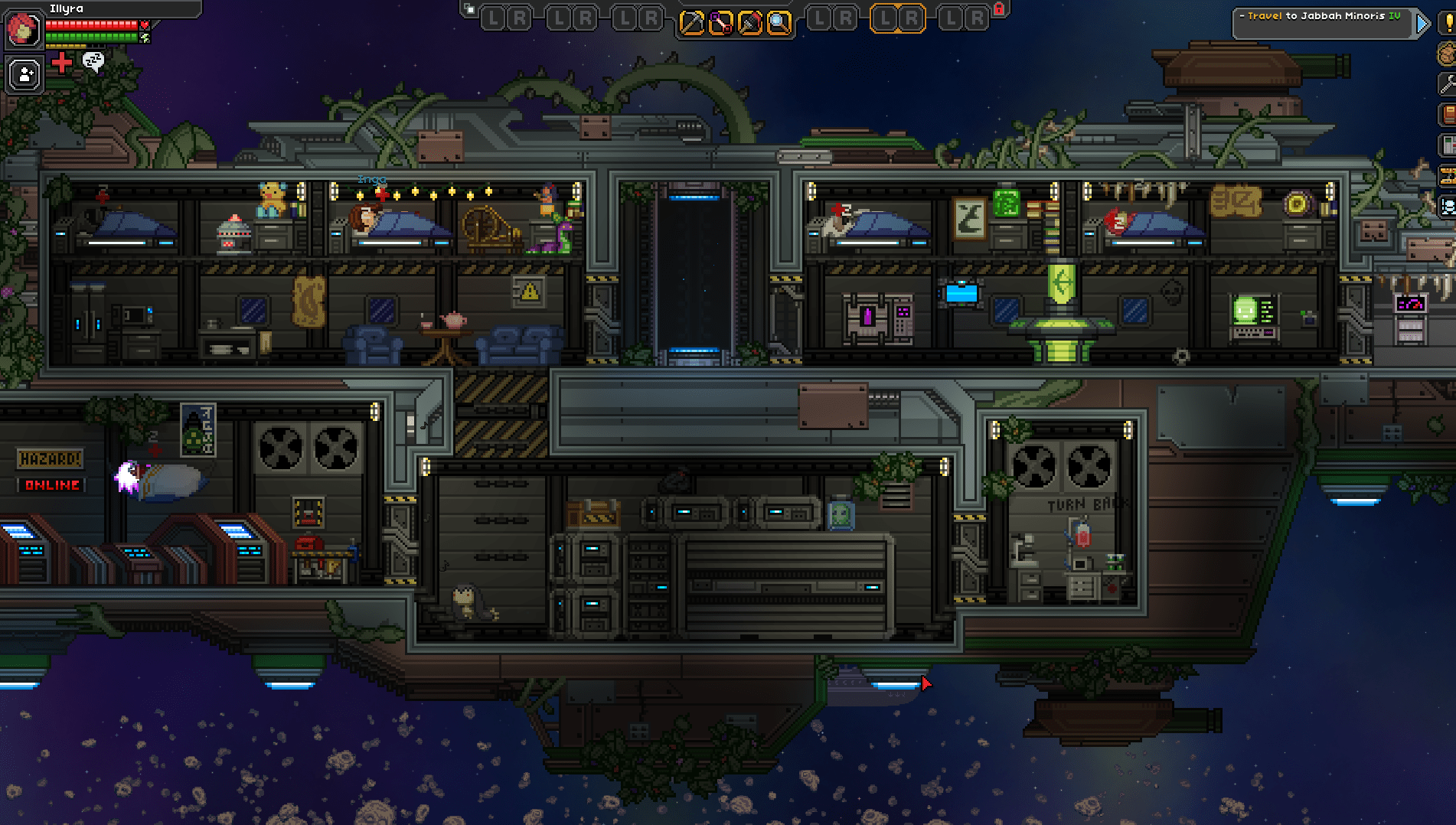 They slept in their own beds! r/starbound