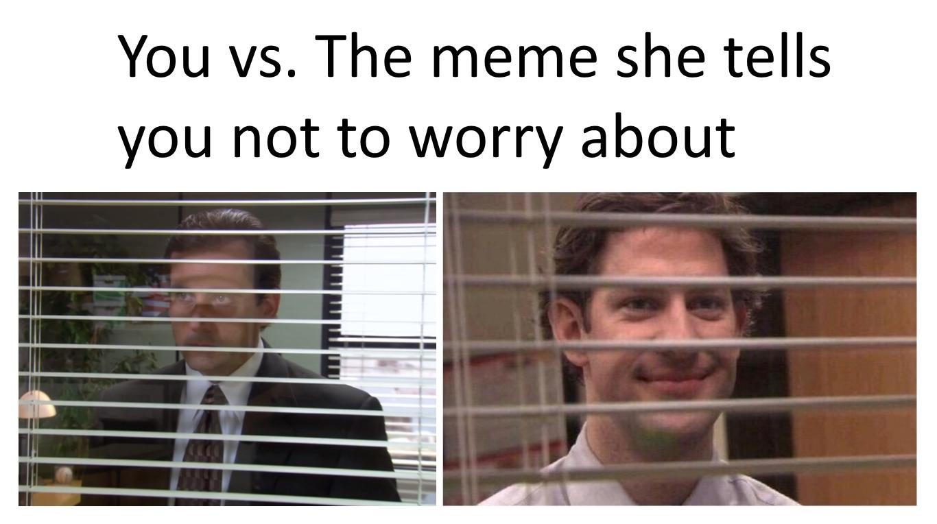 Jim isn't the only one who can stare through blinds memes