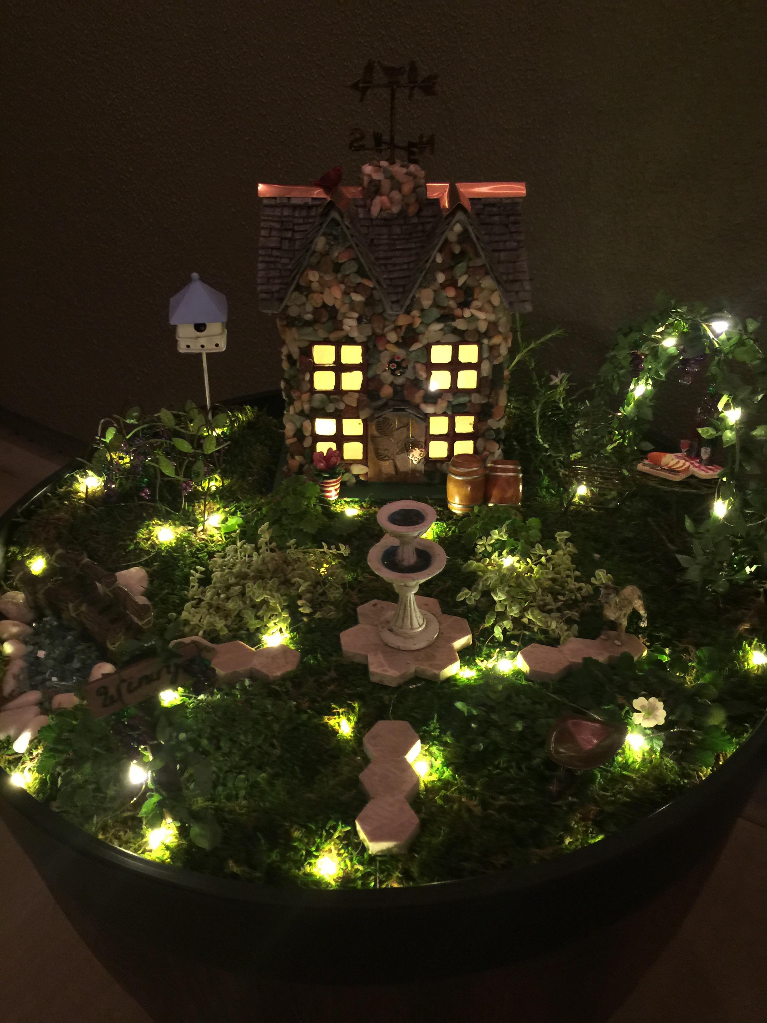 My winery fairy garden r/FairyGardens