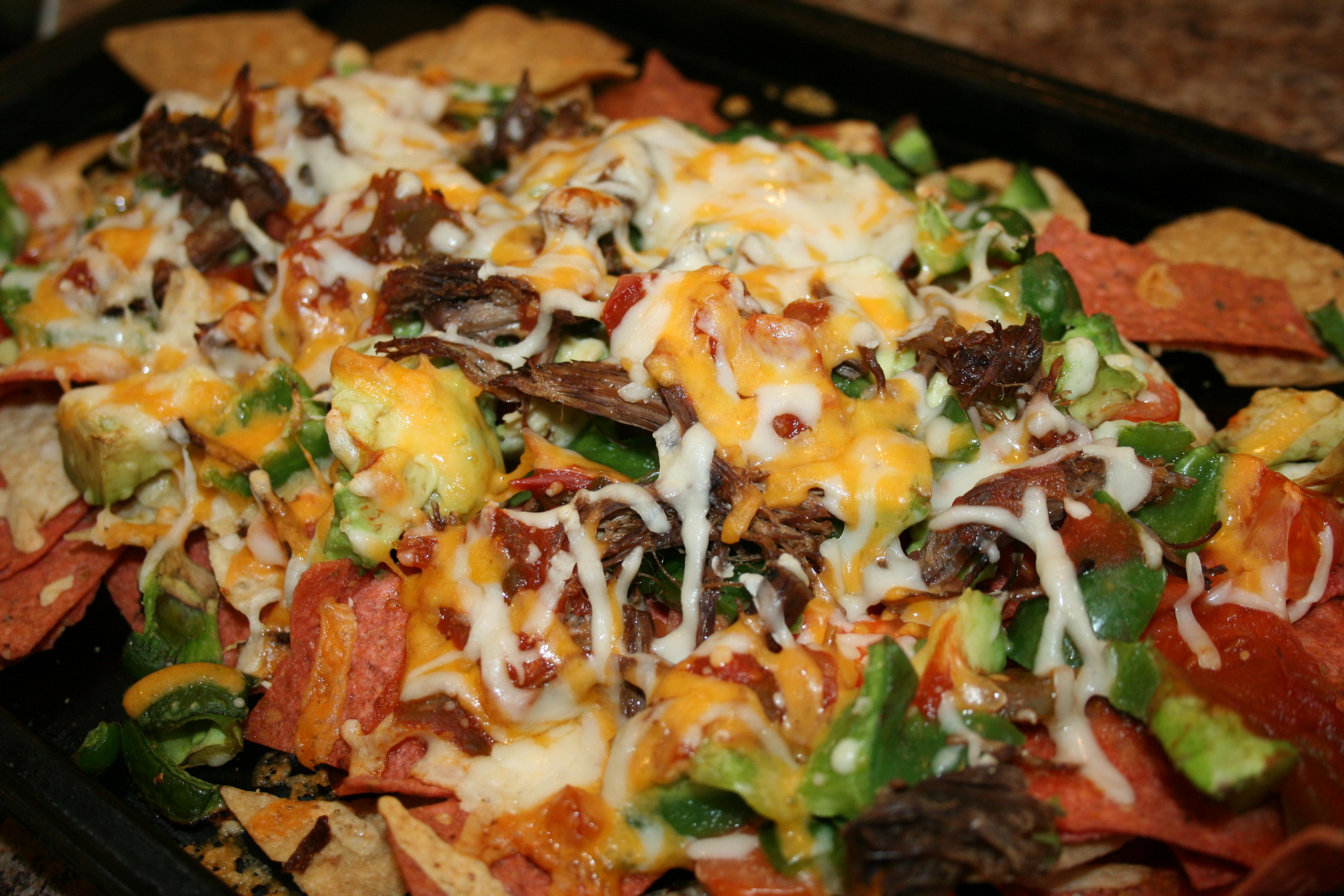 [homemade] pot roast nachos. r/food