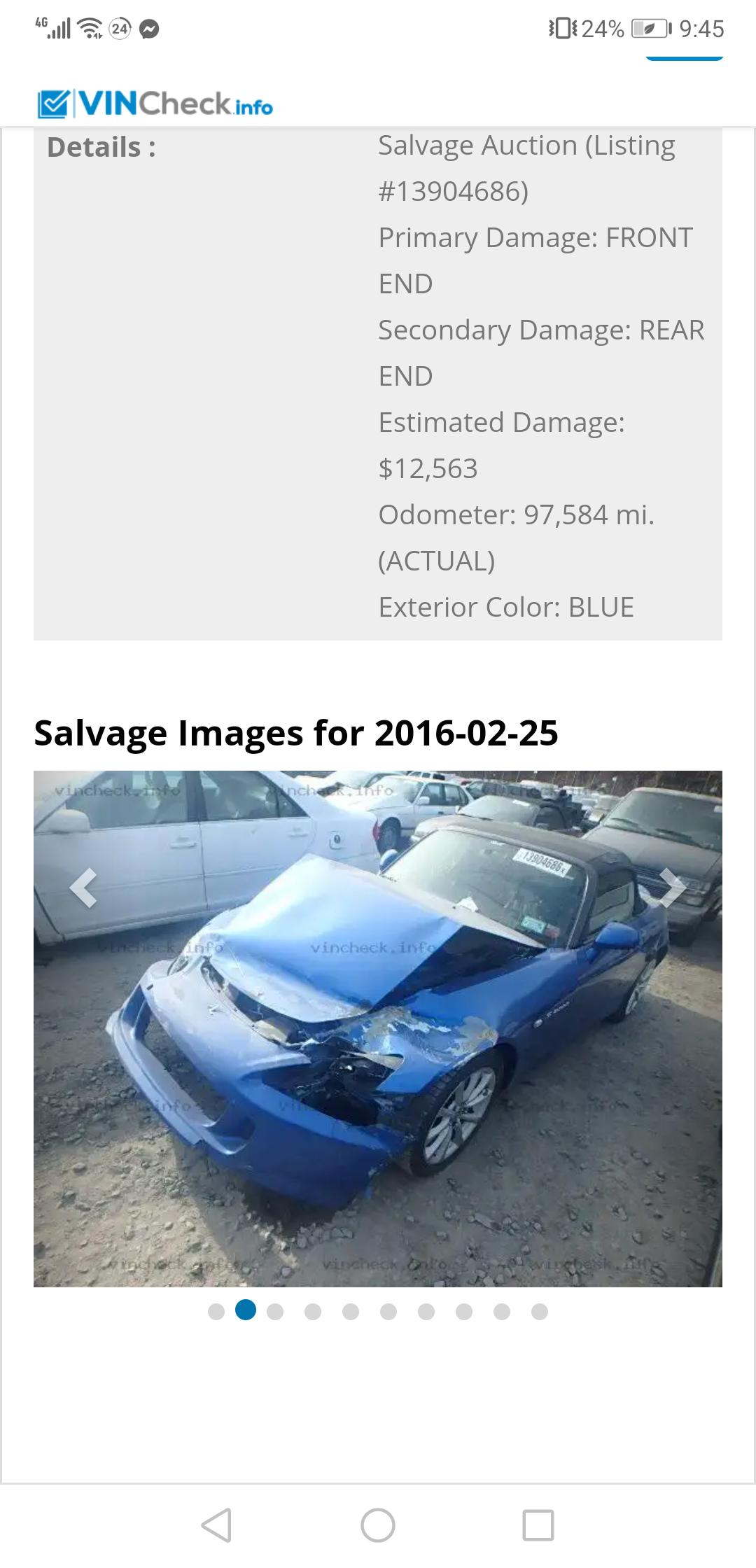 Fixed salvage car in good condition for 7000usd (currently living in