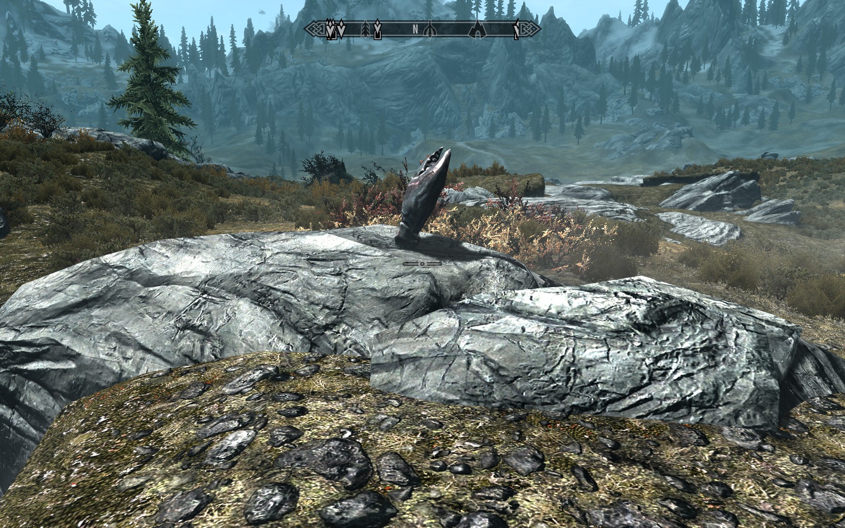 Whosoever pulleth this Claw from its rock shall be rightful King of Red