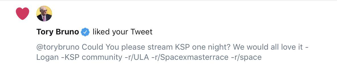 KSP stream confirmed? SpaceXMasterrace