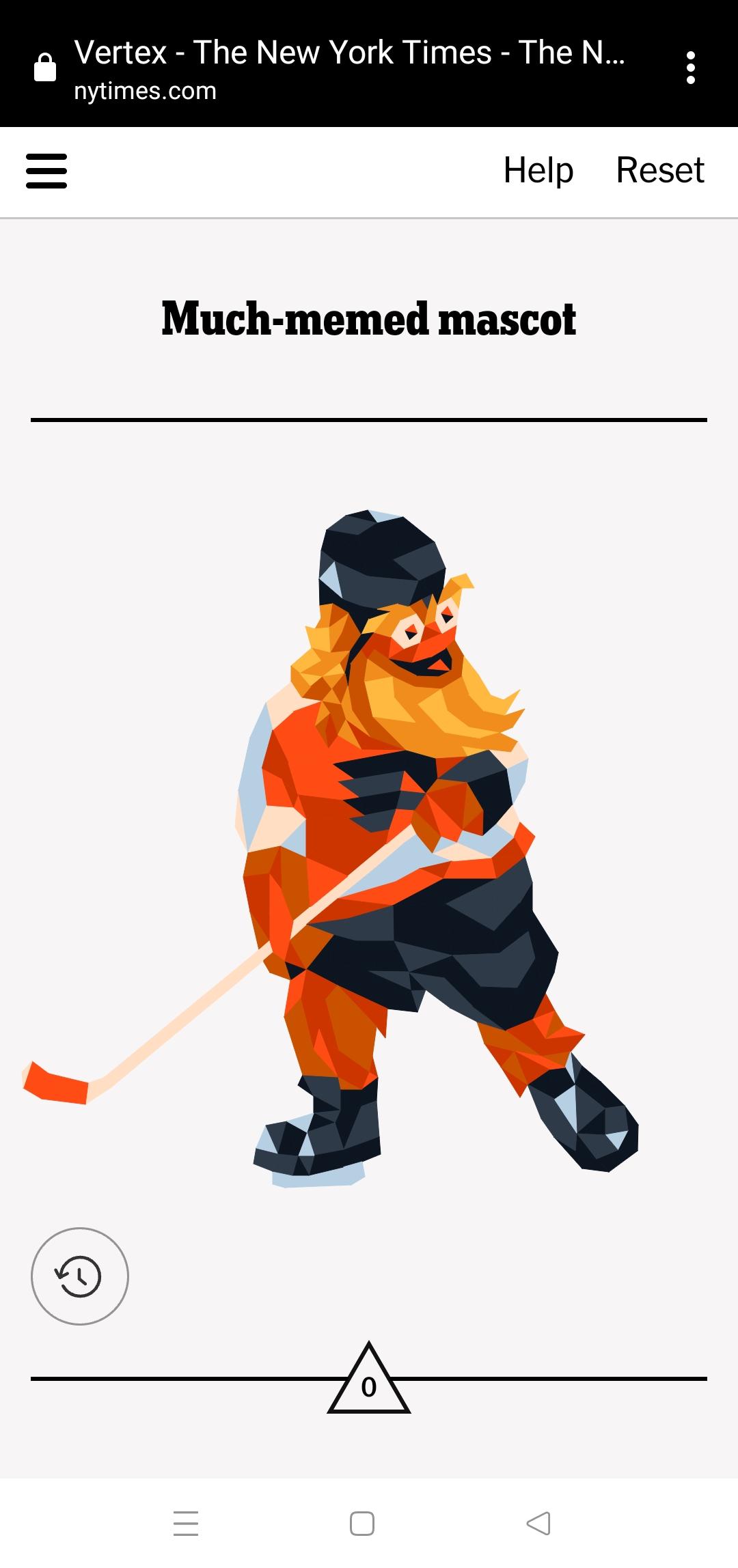 Today's solution to the NY Times Vertex Puzzle r/Gritty