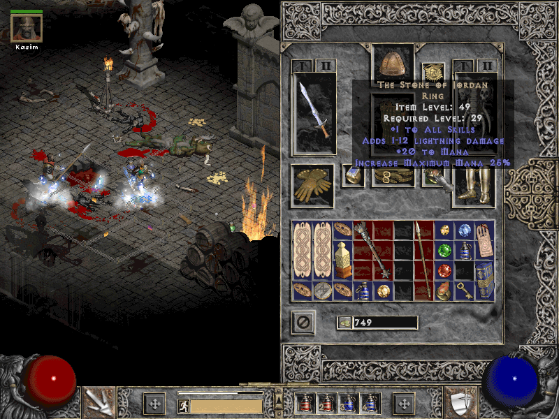 lvl 51, first ever single player char, first unique ring find in the