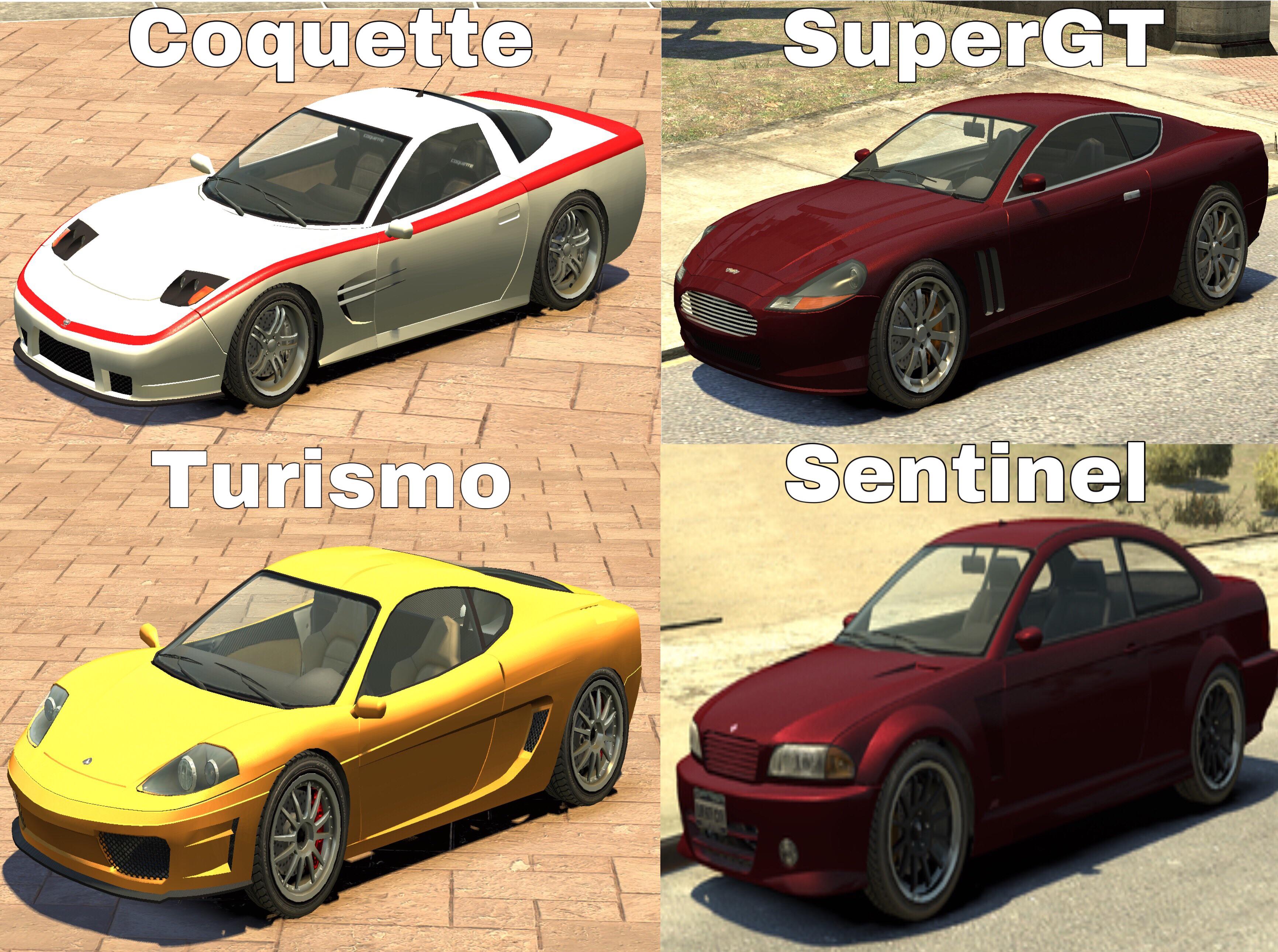 Some cars from GTA 4 that I want in GTA Online