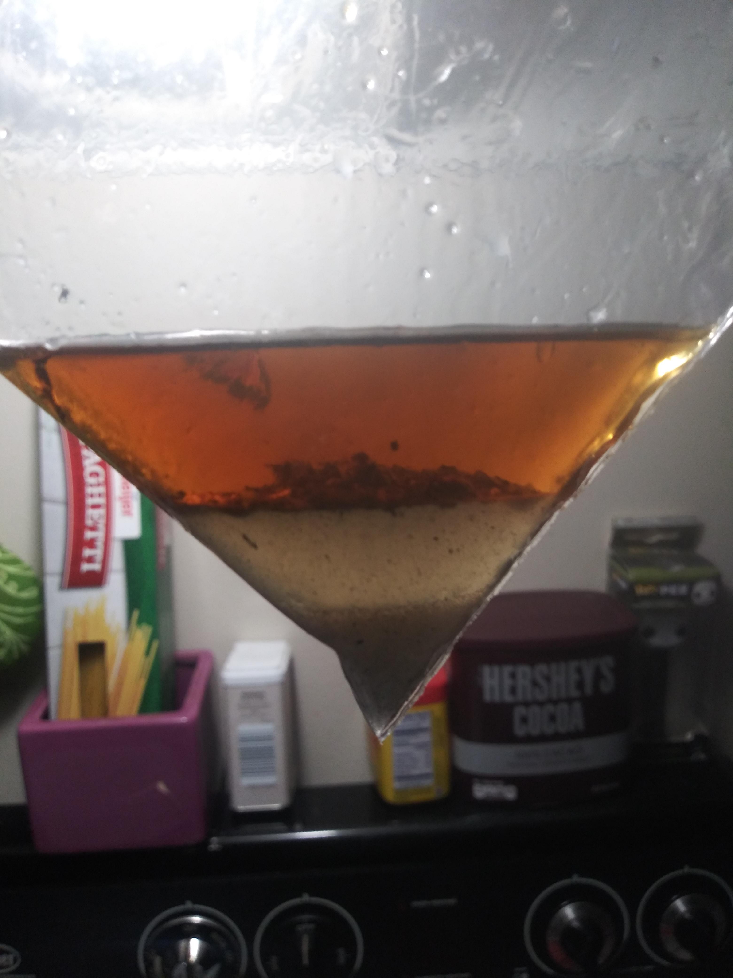 I cleaned out my smoking apparatus, and simultaneously created a