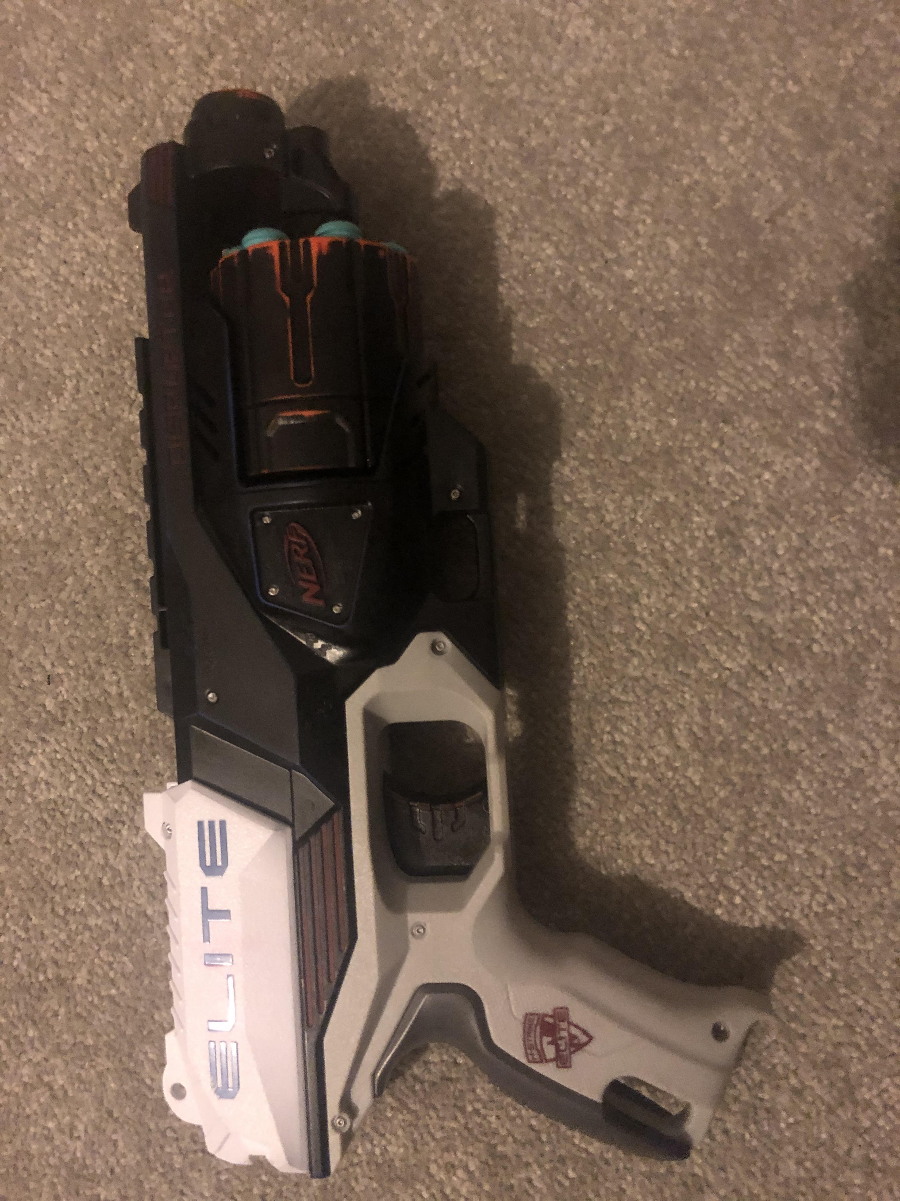 First repaint of a gun r/Nerf