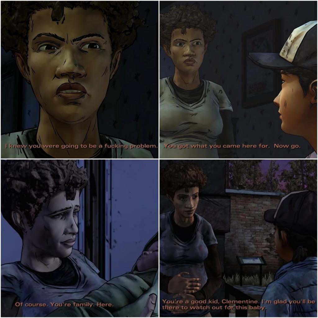 I love the strong contrast in the relationship between Rebecca and