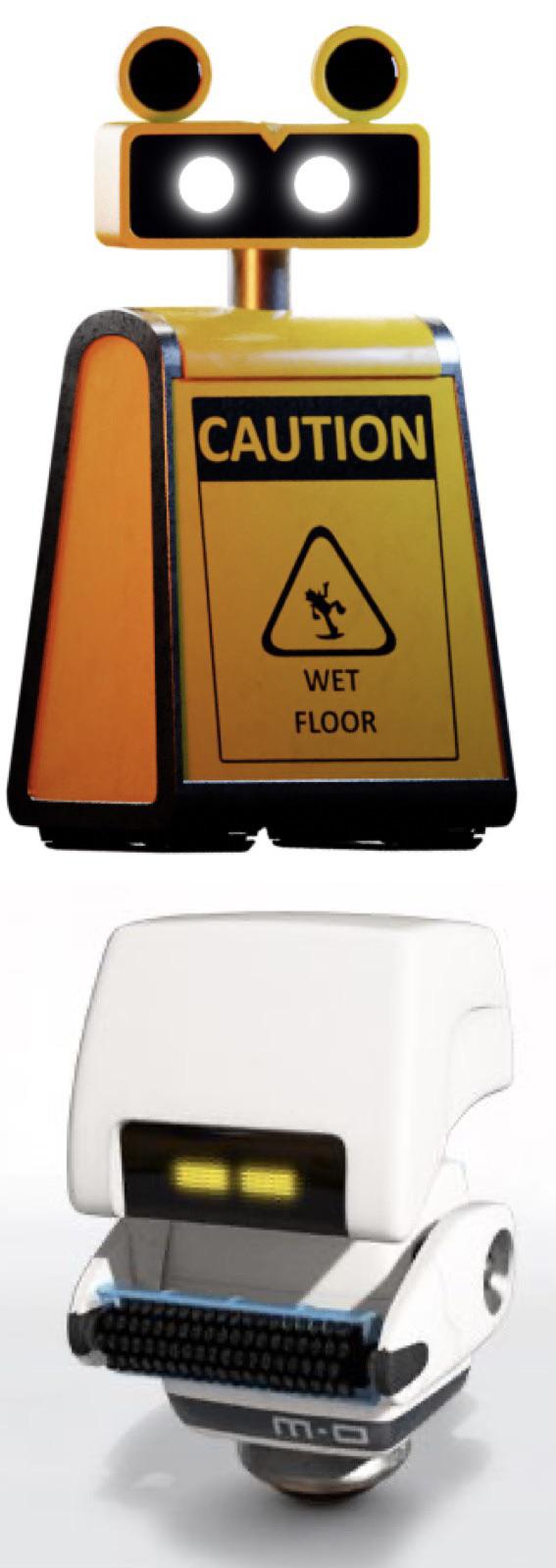 I hope the wet floor bot acts like MO from WallE fivenightsatfreddys