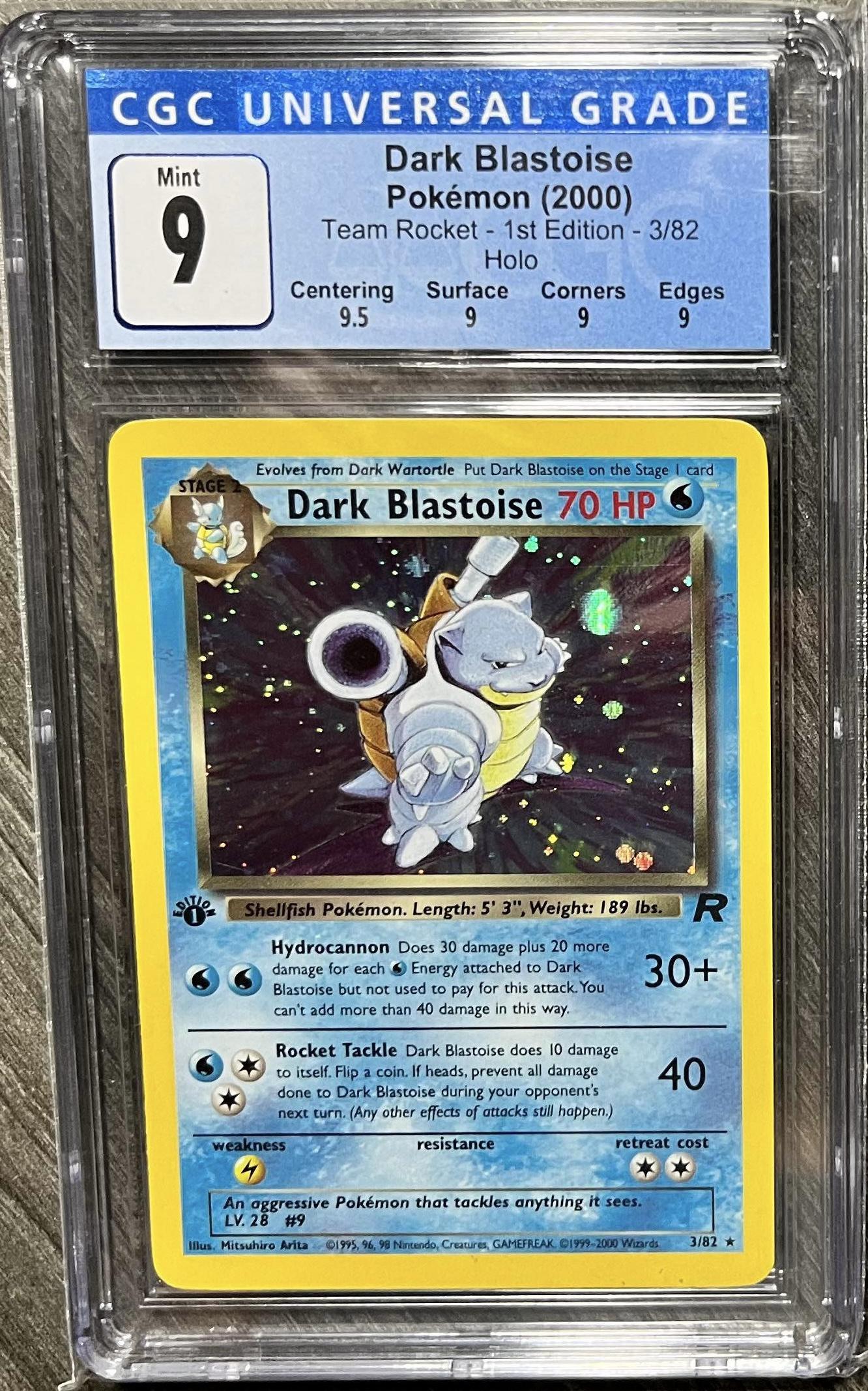 Pokemon Dark Blastoise WotC Legendary Collection