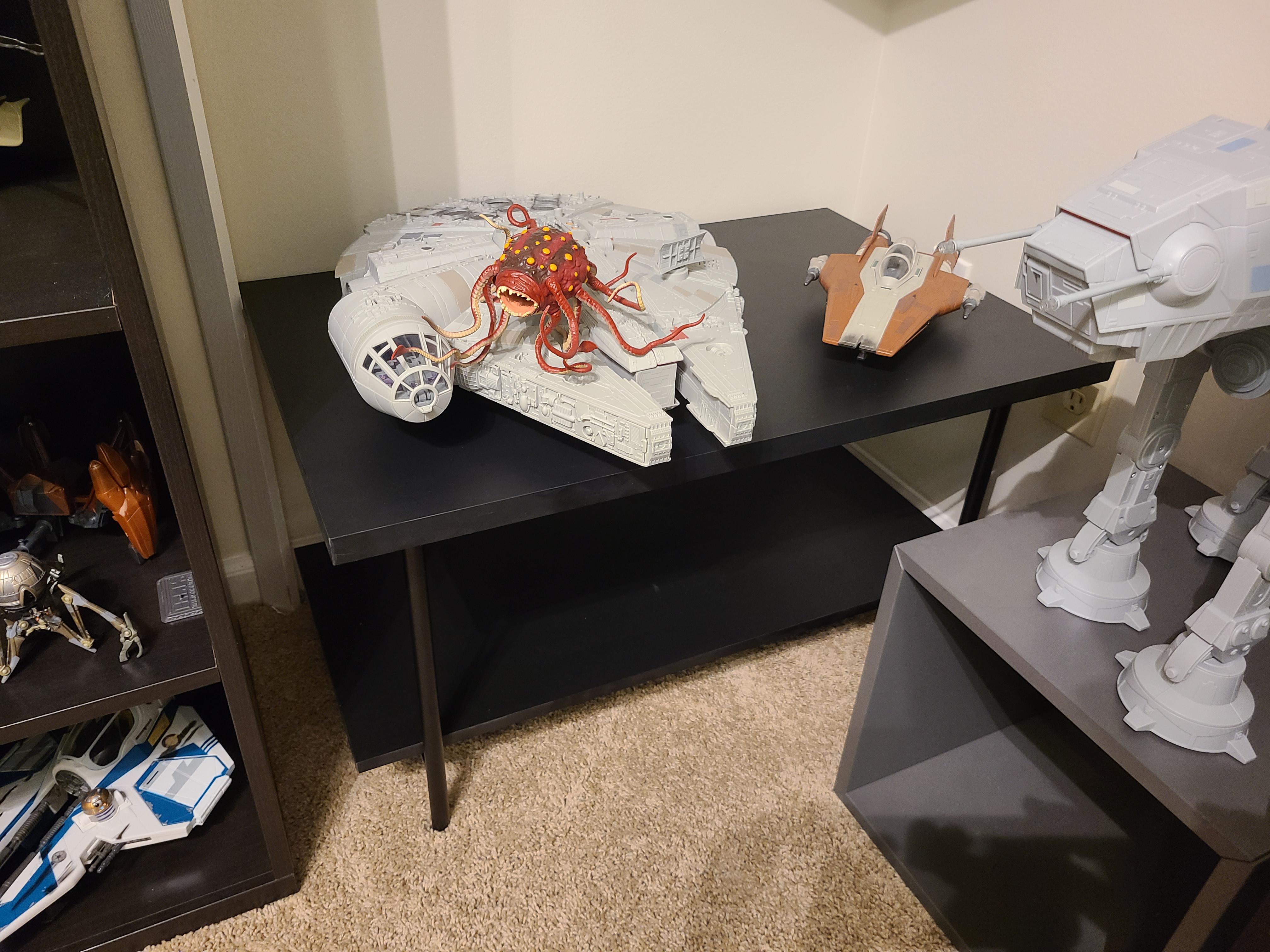 This 30 Target Room Essentials coffee table should easily fit Razor