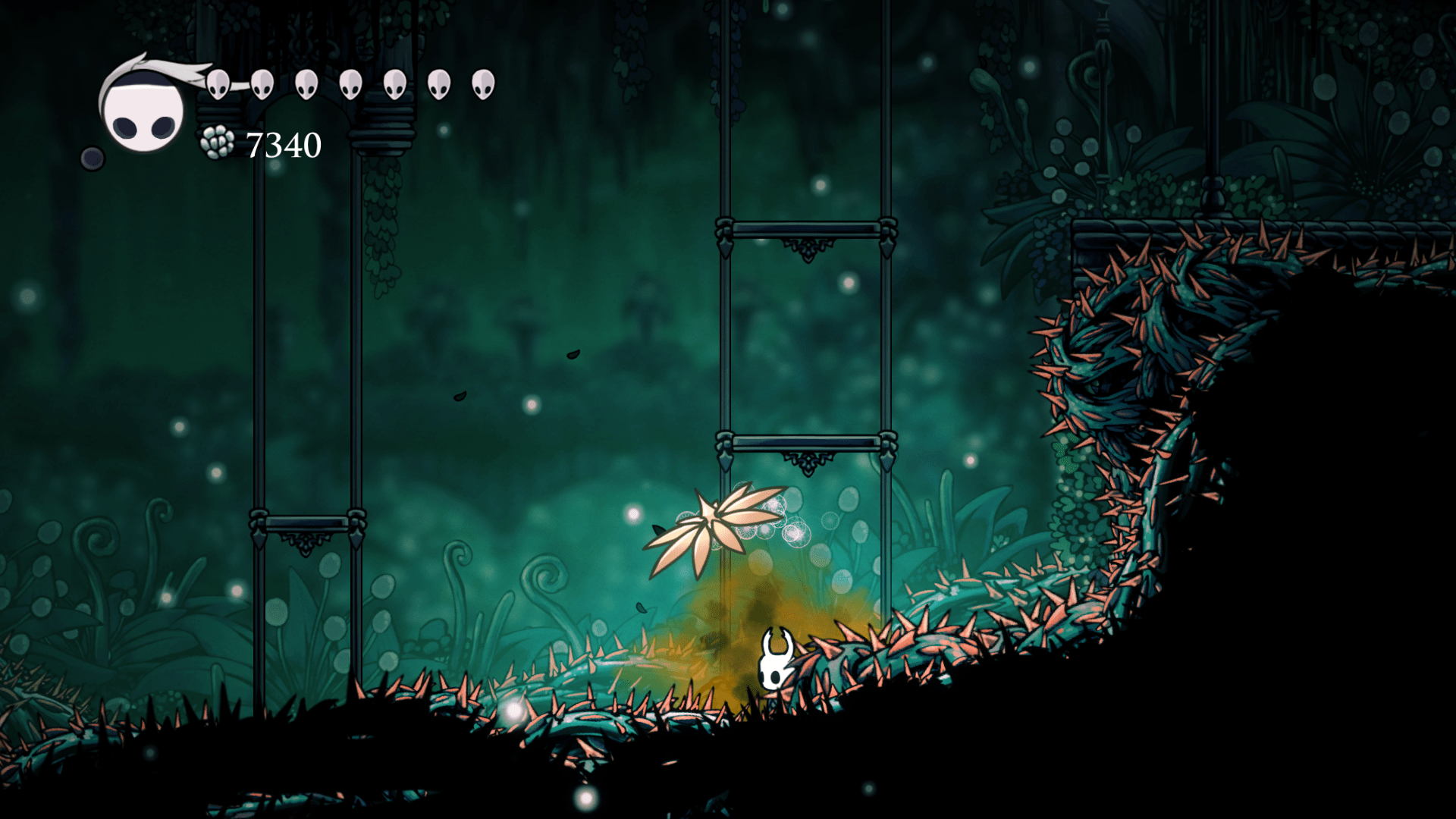 Where is my 'stand on thorns/spikes' squad at? B) r/HollowKnight