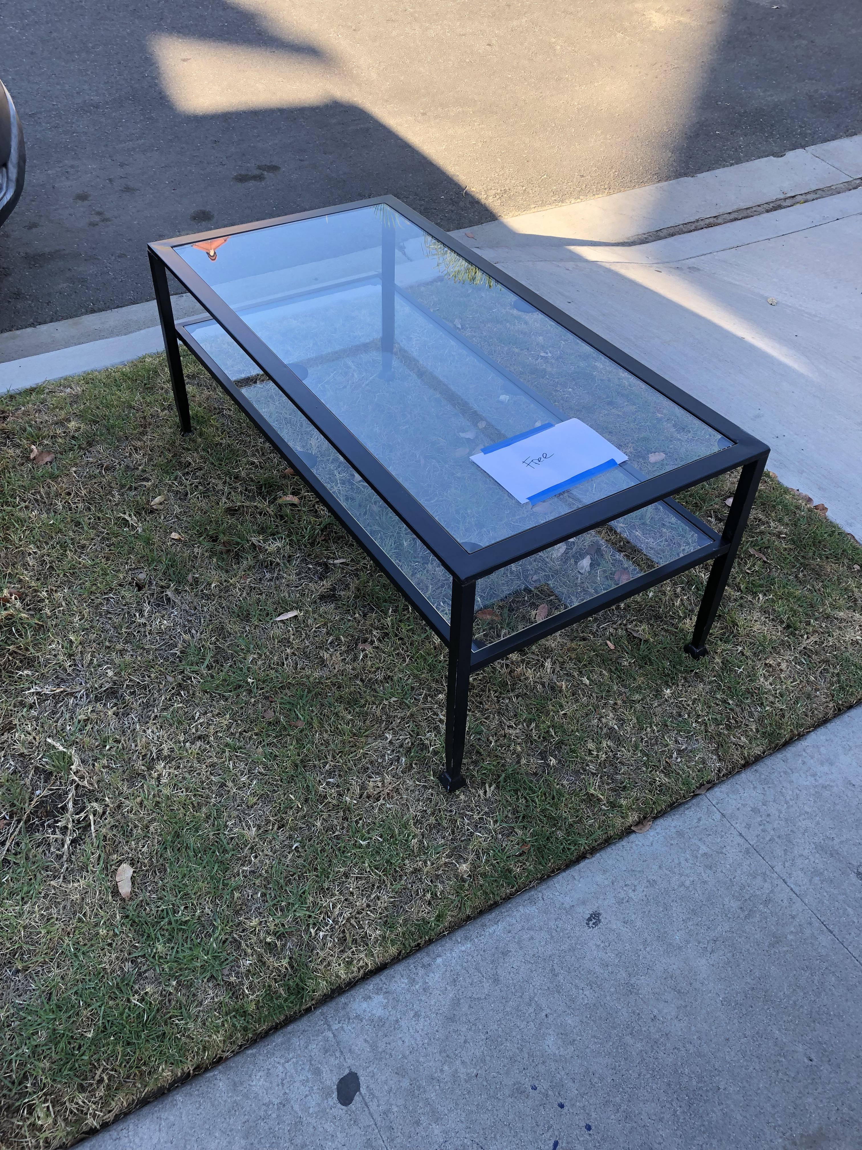 Not mine, but free furniture is important to share. Seen on Cerritos