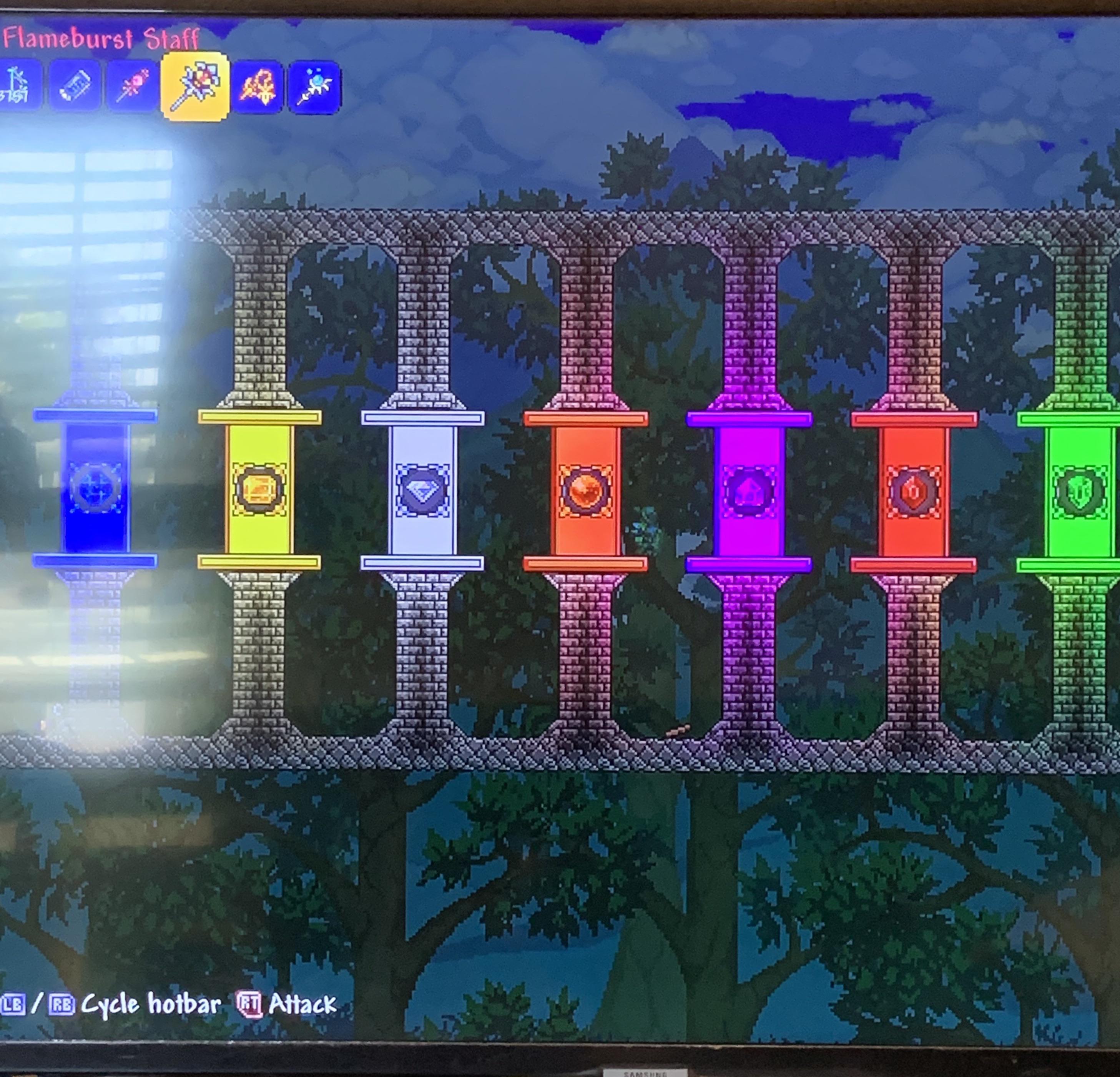 My gem shrine r/Terraria