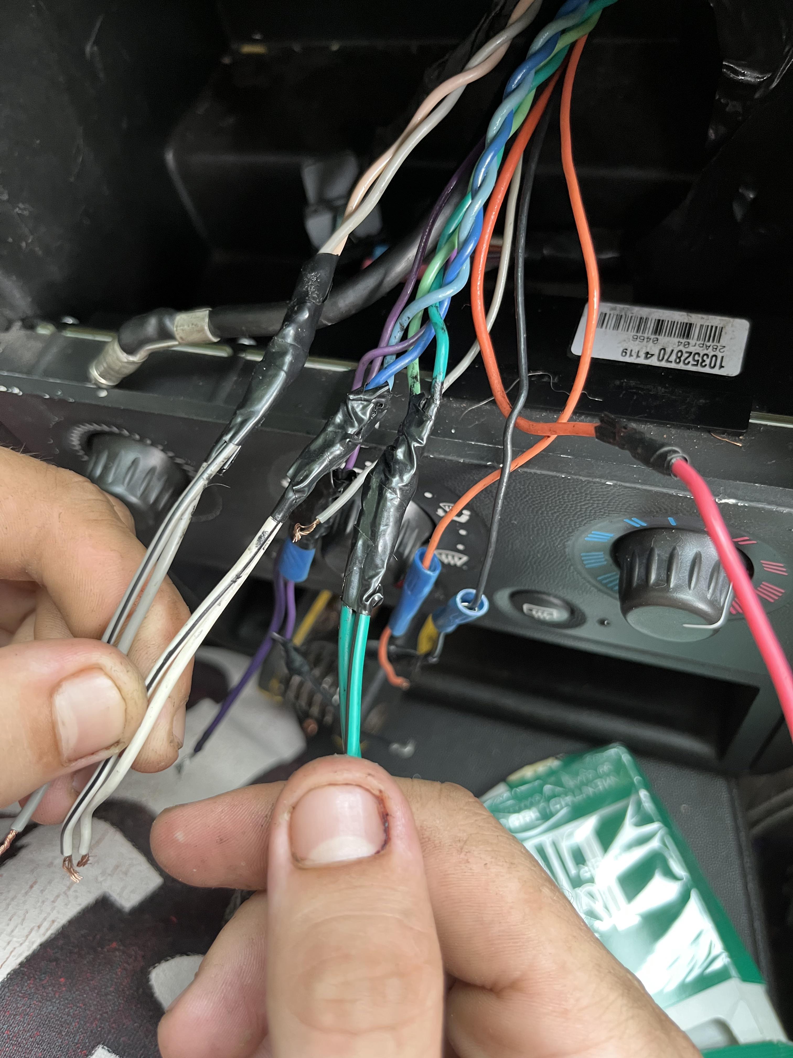 Can’t figure out how this works in my 04 Grand Prix radio harness