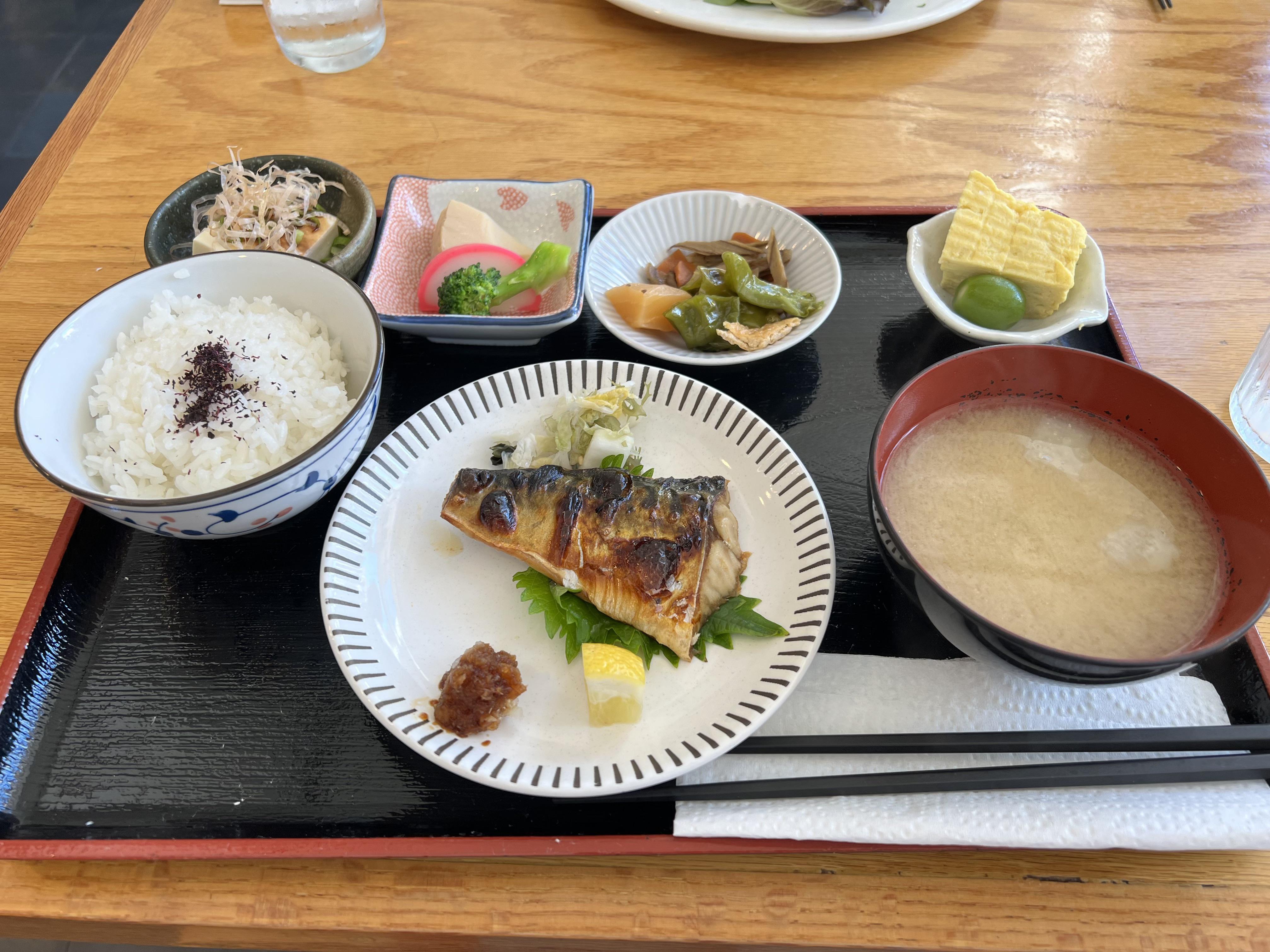 What other fish are commonly used in Japanese breakfasts besides Salmon
