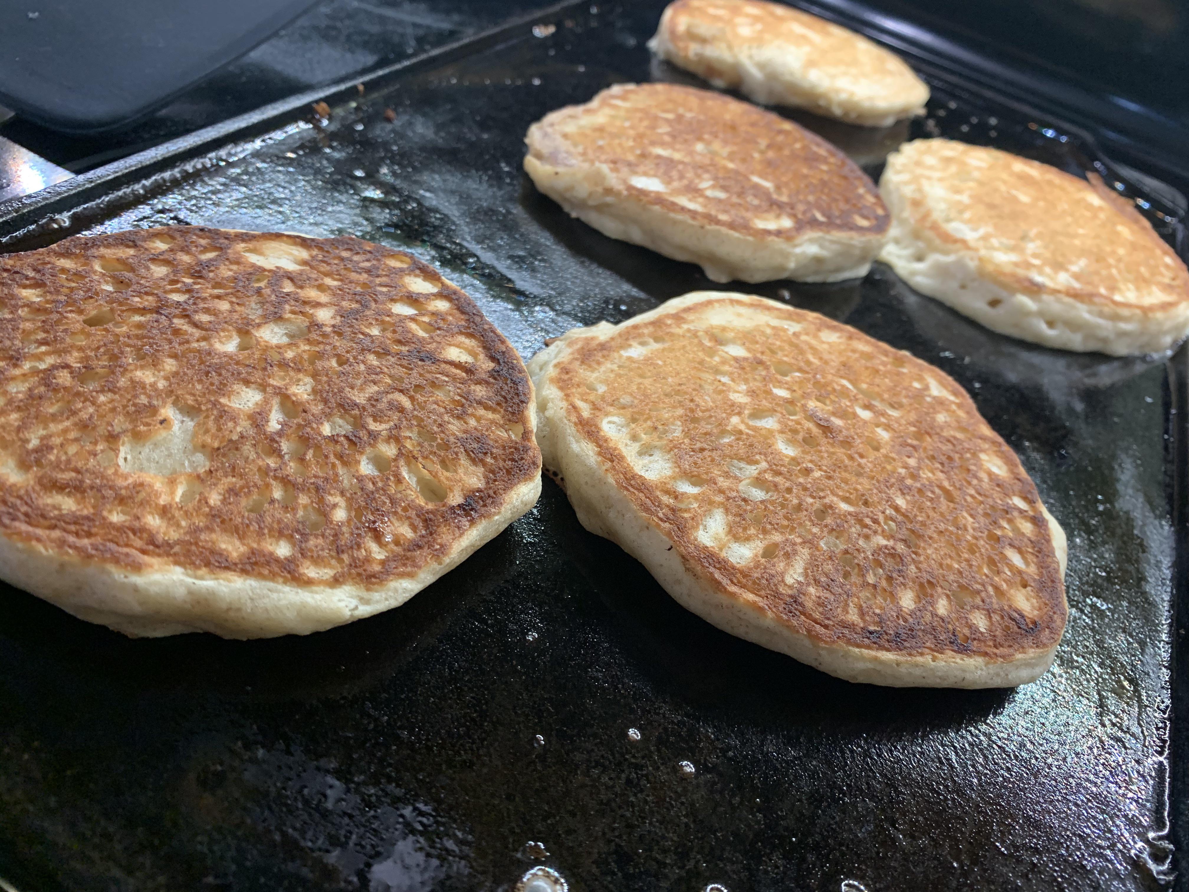 Nothing works like cast iron on sourdough buttermilk pancakes r/castiron