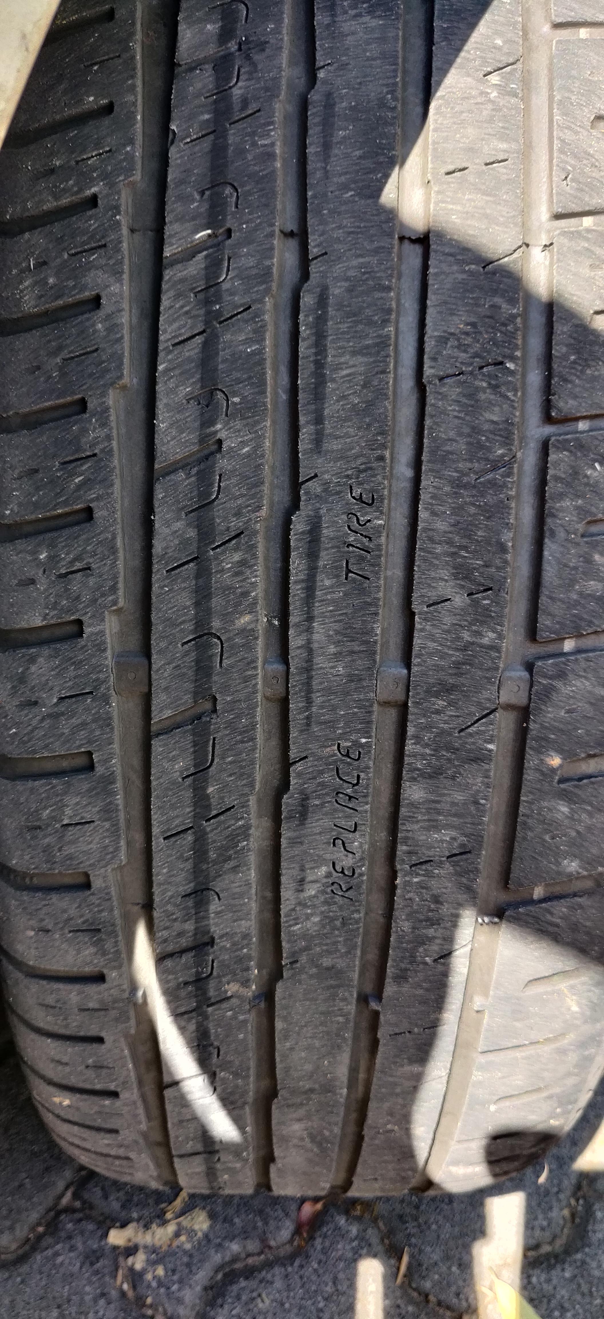 My tyre says "Replace Tyre" today, 3 years after my initial post about