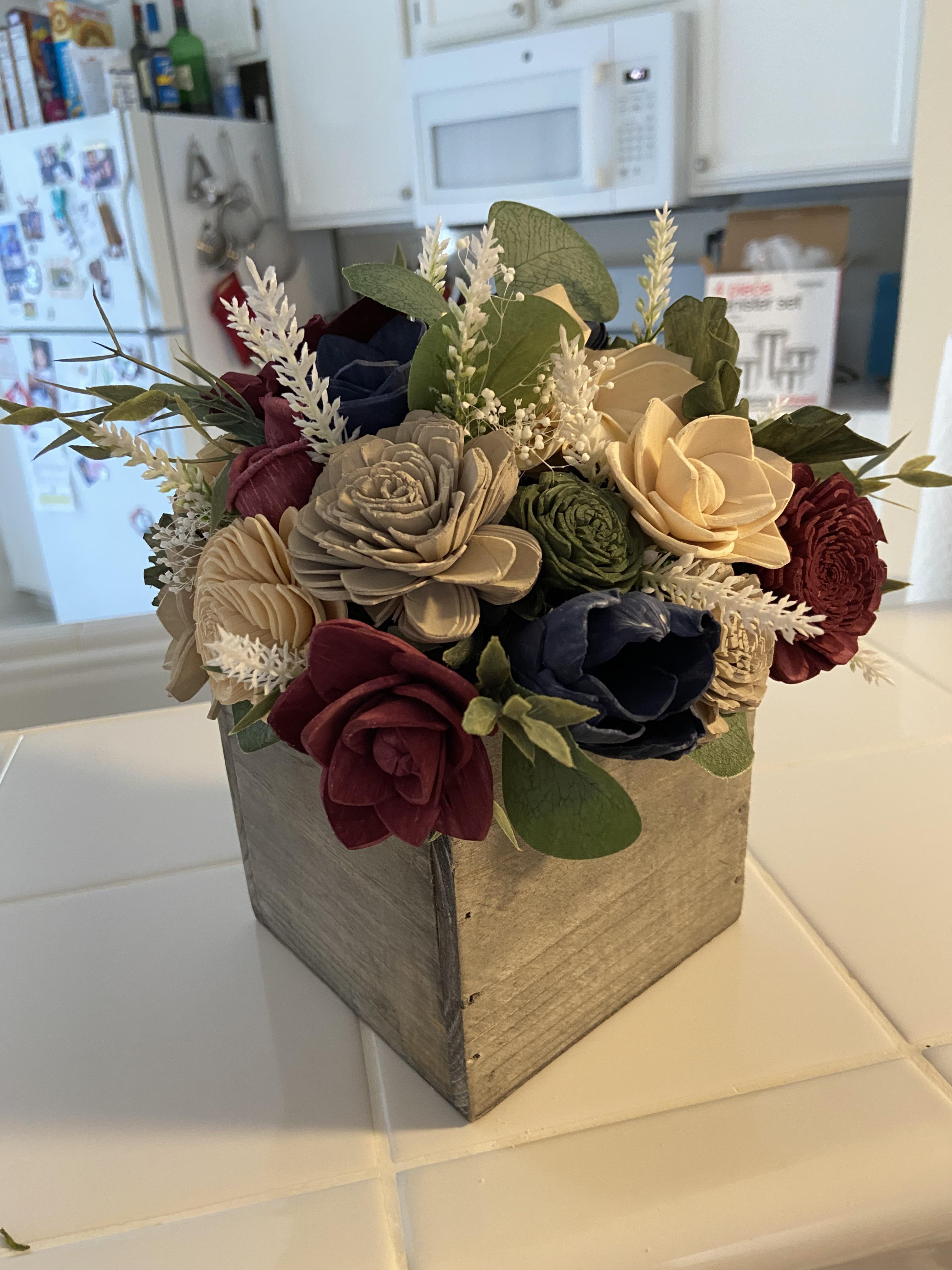 putting together my sola wood flower centerpieces! r/weddingplanning
