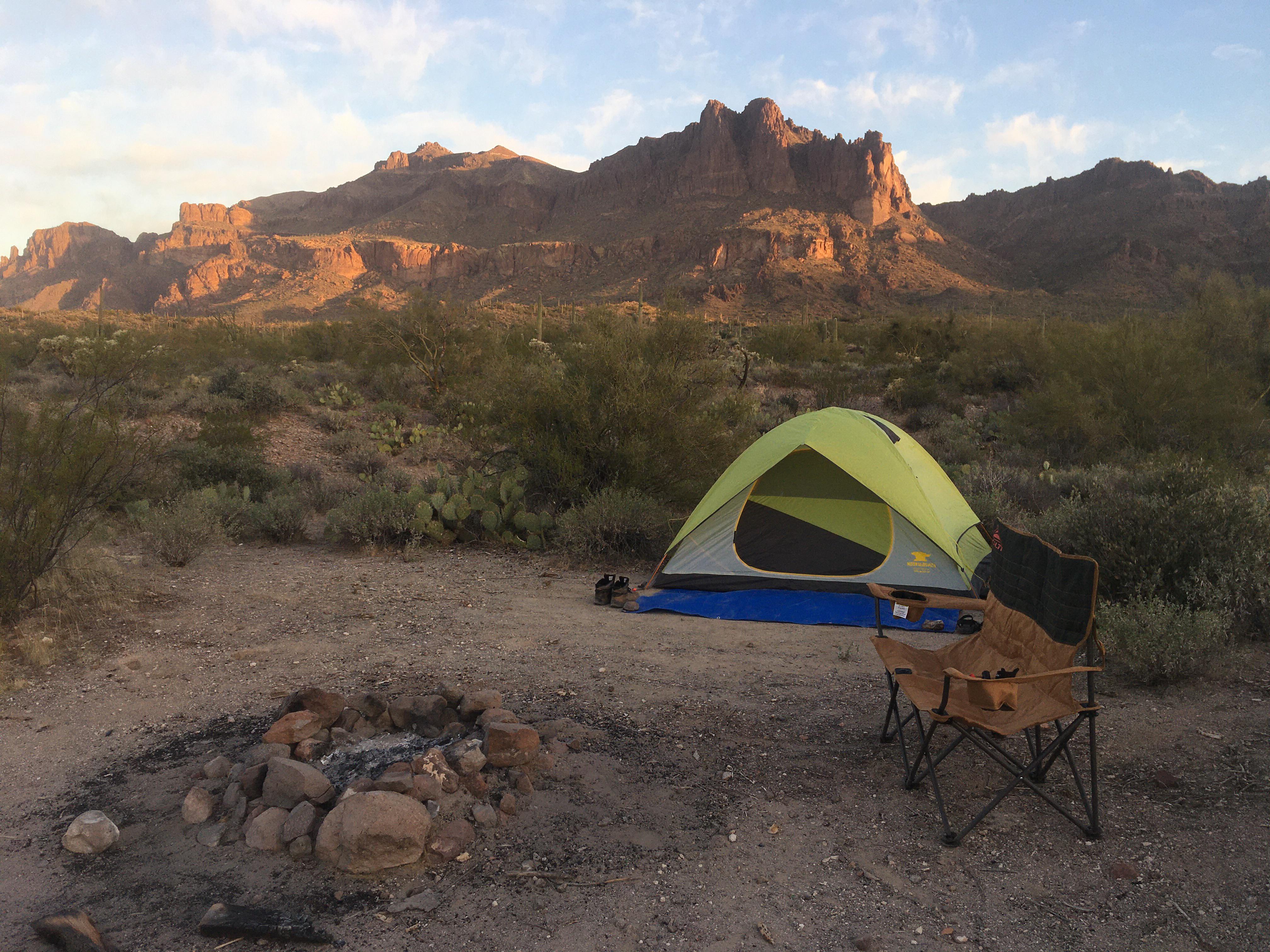 Morning Views. Peralta Road, AZ r/camping