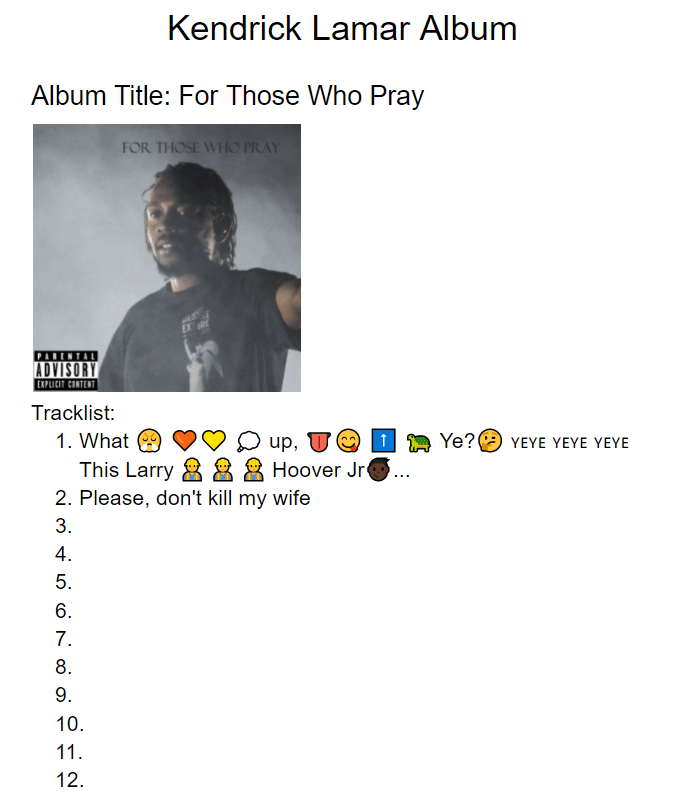 REDDIT MAKE A KENDRICK ALBUM [DAY 4] most upvoted comment will be the