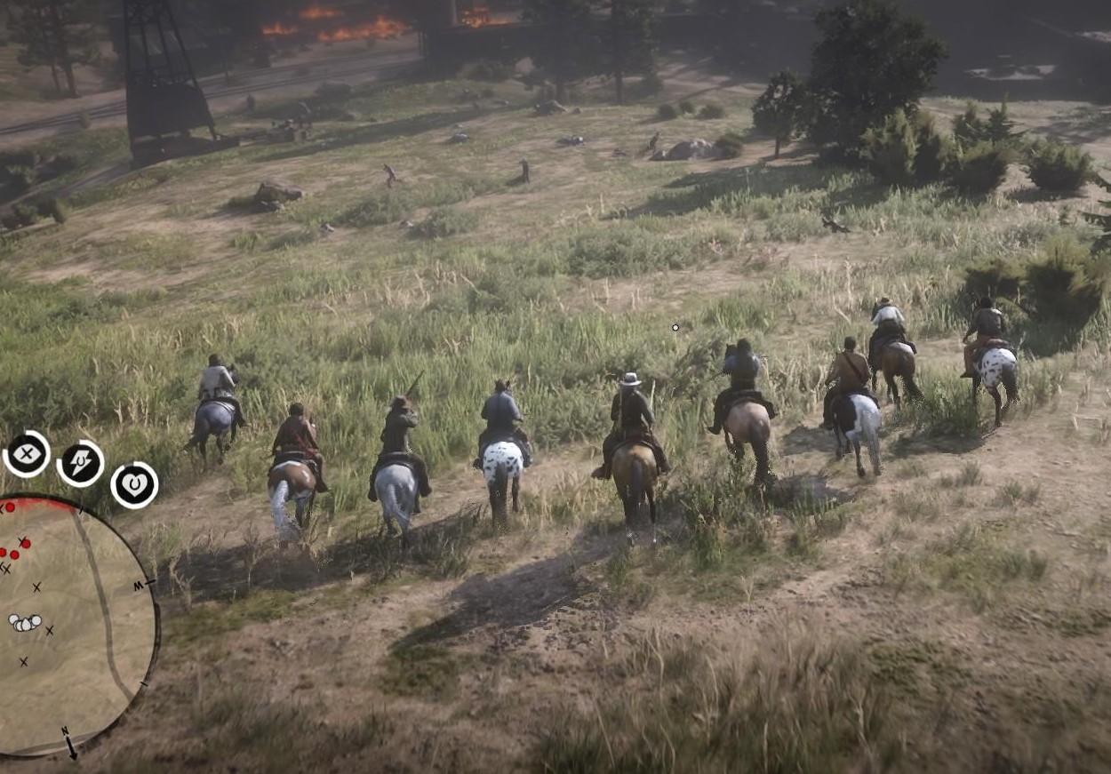 The last charge of Wyatt Earp and his Immortals r/RDR2