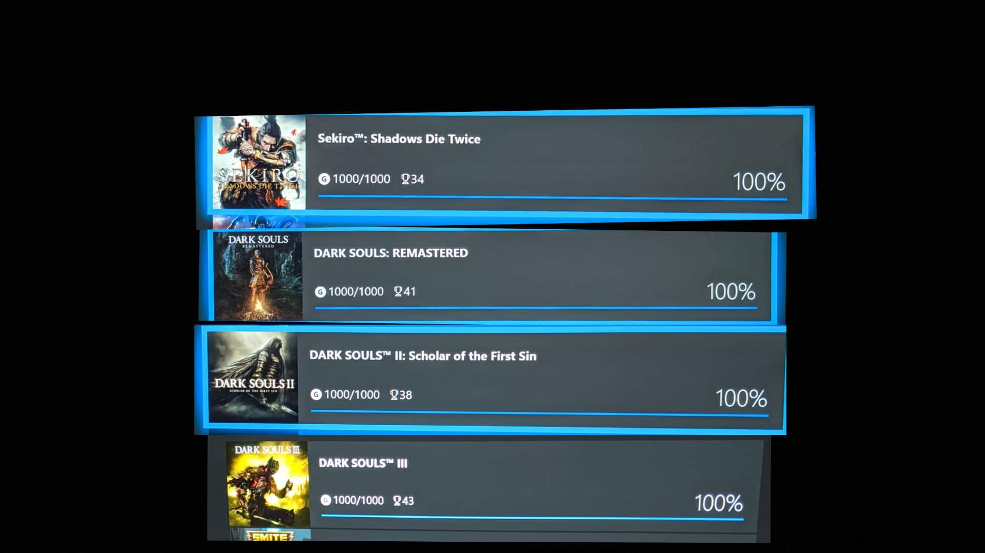 Probably my biggest achievement in gaming (dark souls 3 took the longest to max out) gaming