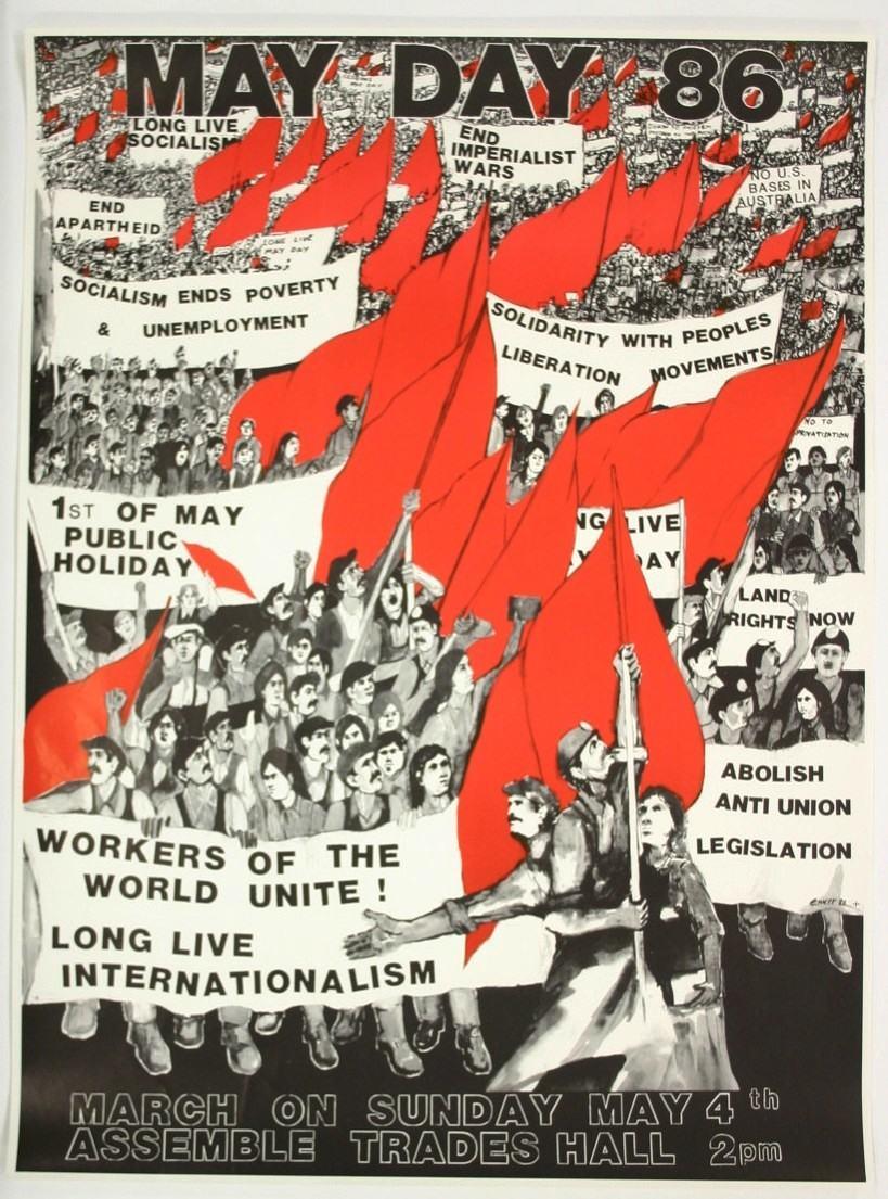 "May Day" Australia, 1986 PropagandaPosters