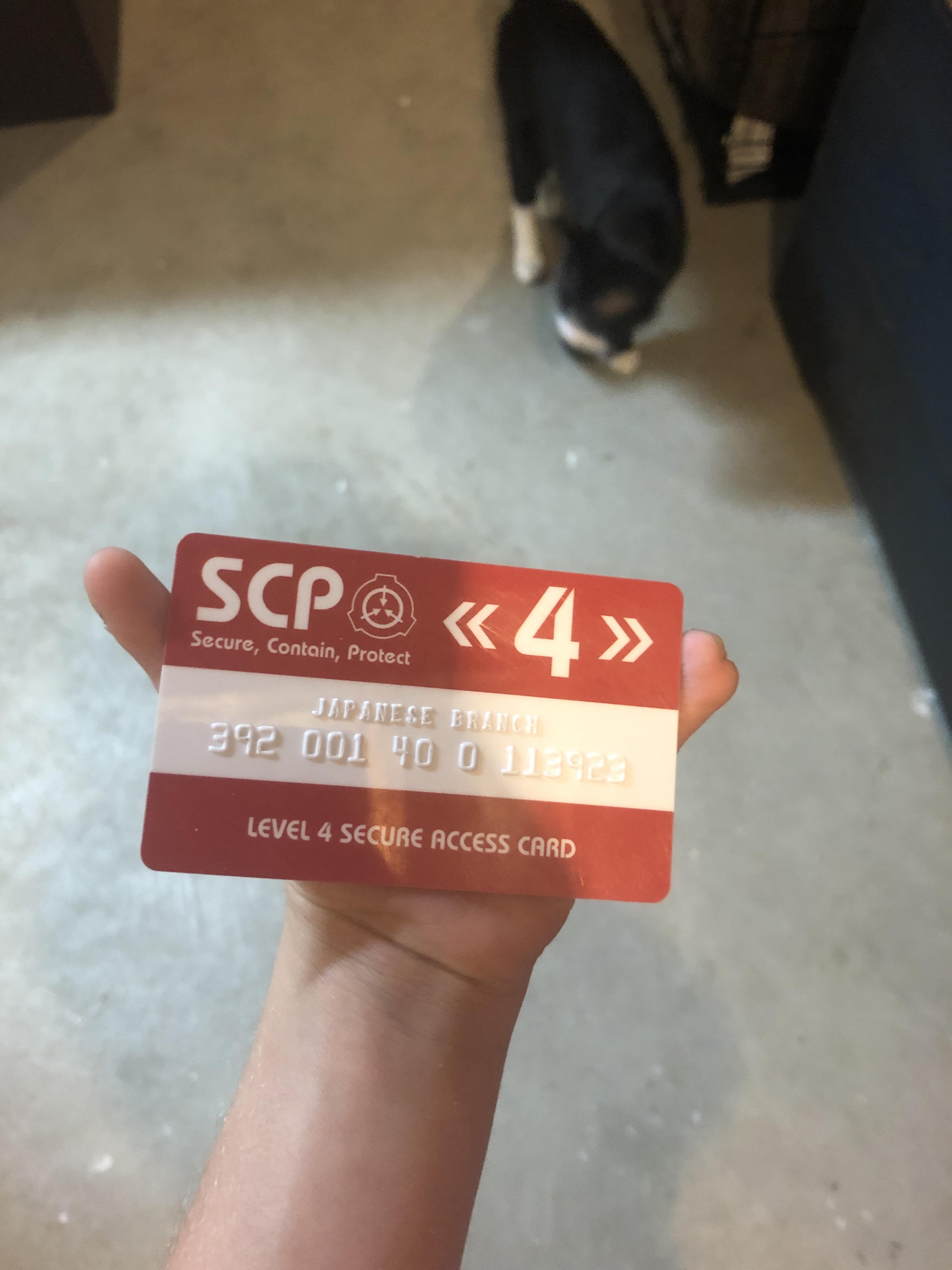 I have level 4 clearance r/SCP