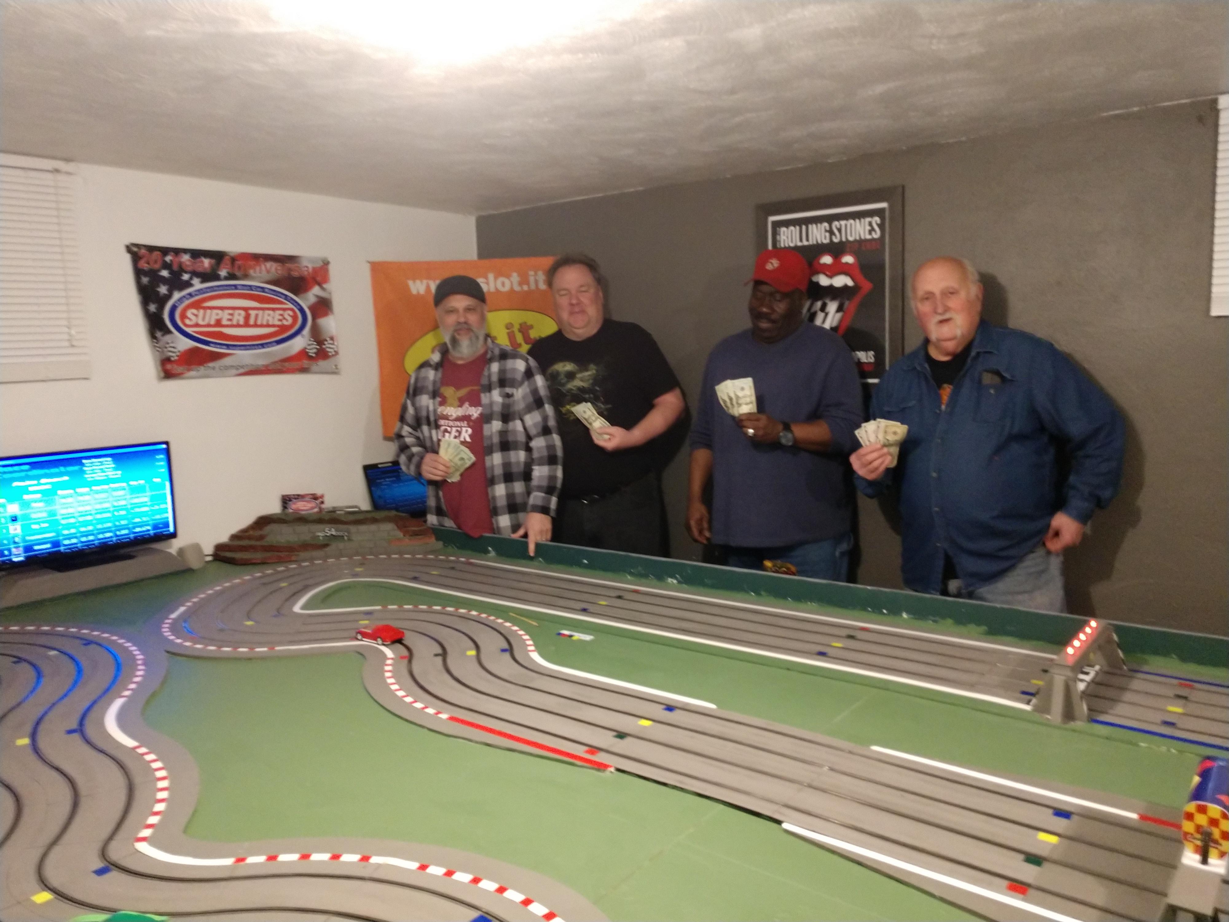 Winners of Pittsburgh Slotcar Racing League's Super Tires IROC