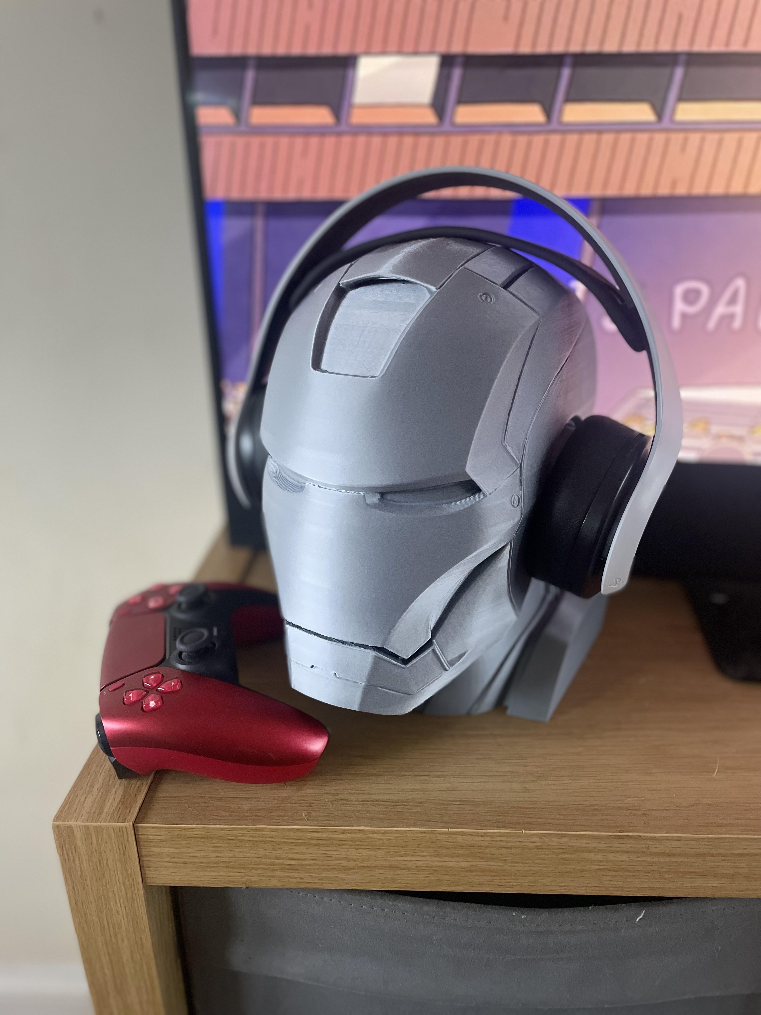 My Ironman headphone stand!! : r/Marvel