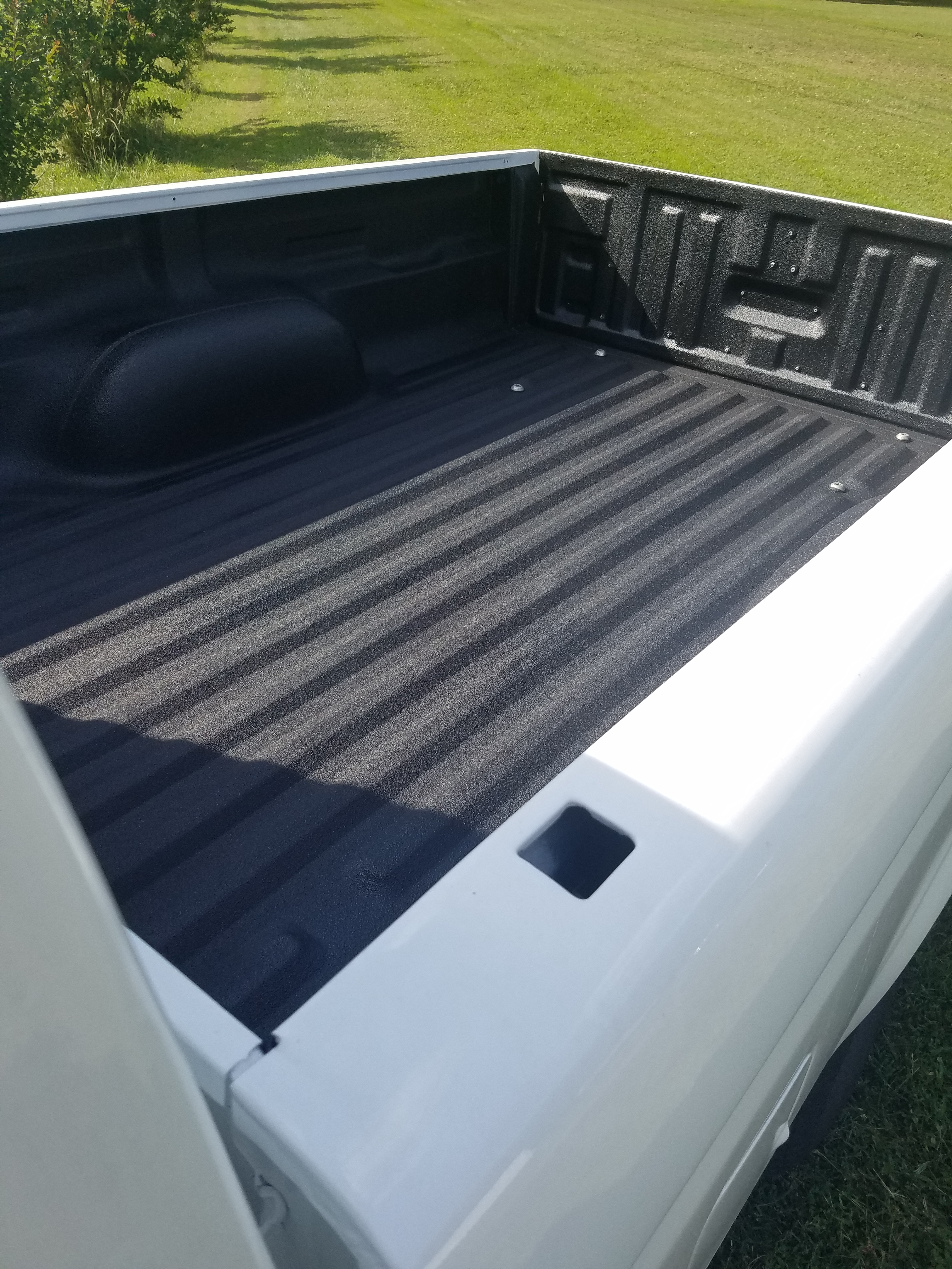 Bed liner completed. r/fordranger