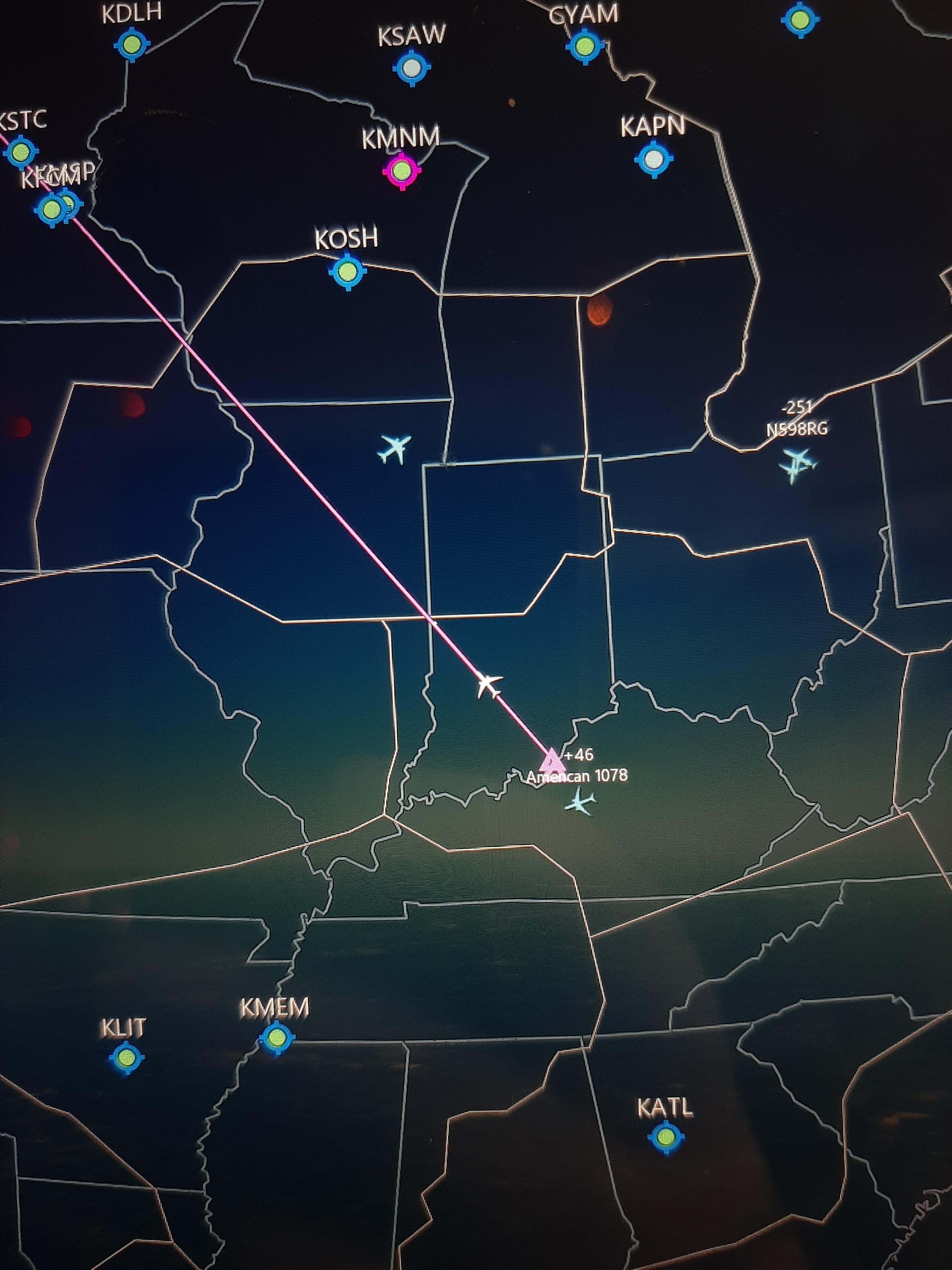 attempting my longest flight yet, Louisville KY, to Anchorage, AK. UPS