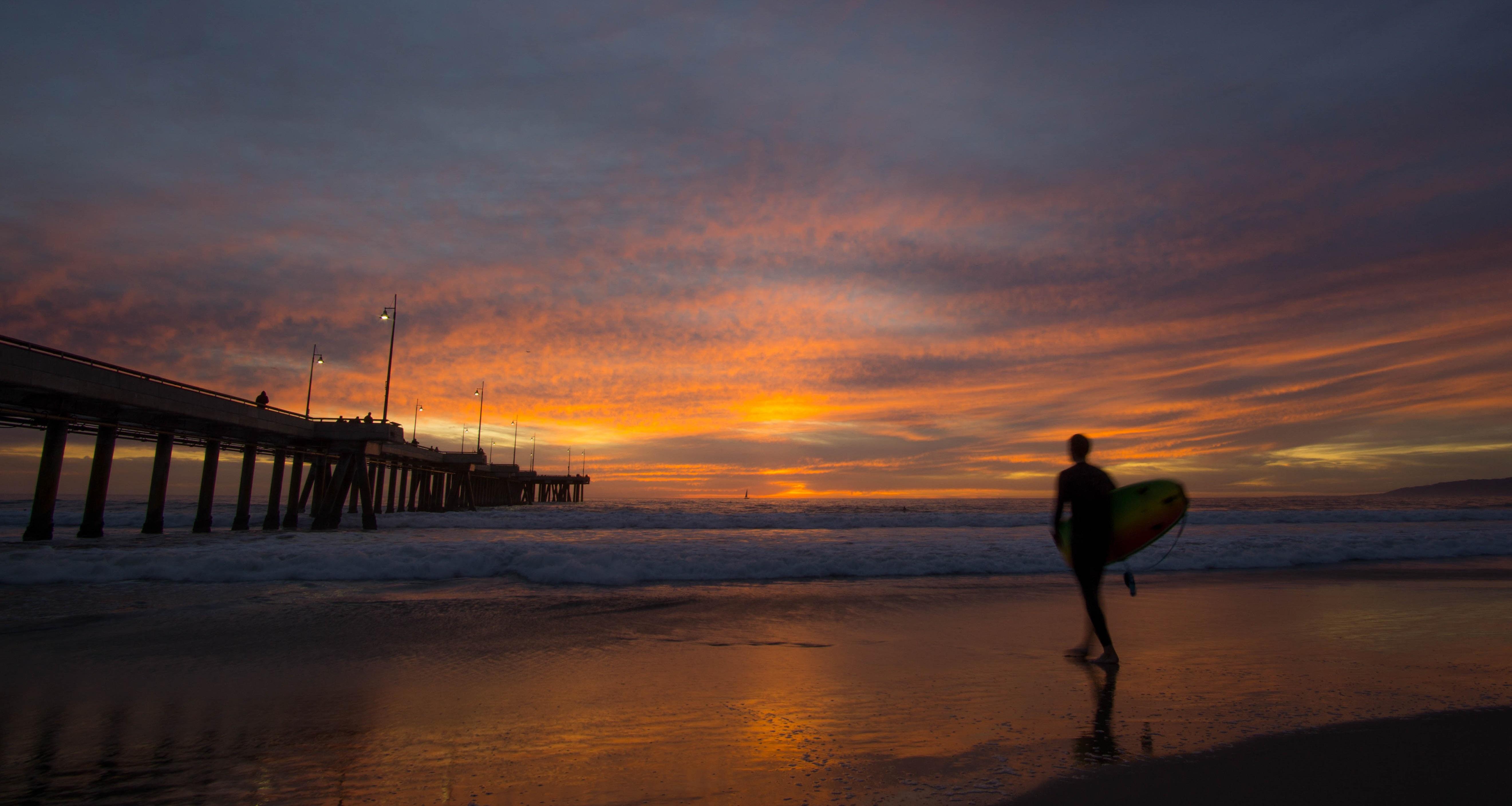 Venice Beach sunset from last week! r/LosAngeles