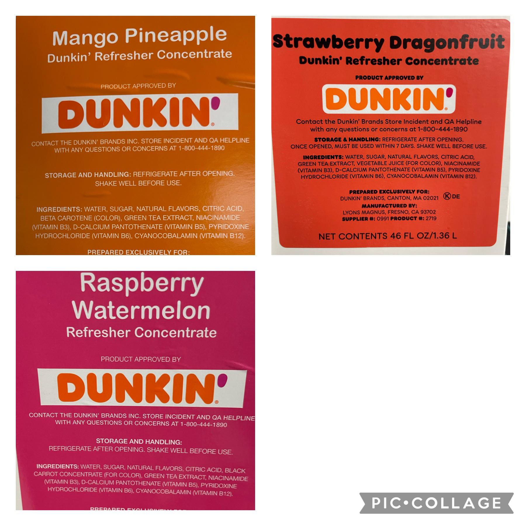 How Much Is A Mango Pineapple Refresher At Dunkin Sale