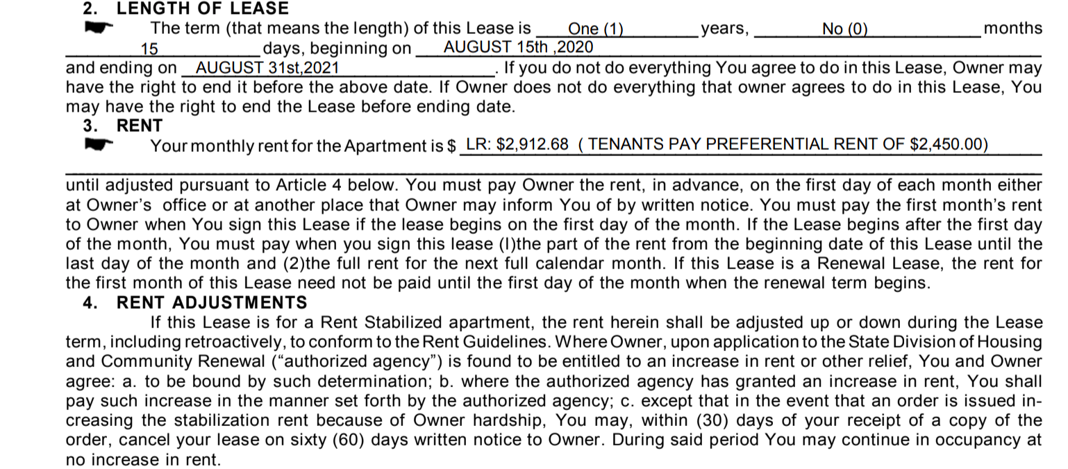 ADVICE Can someone explain to me 3 & 4 on the lease I'm about to sign
